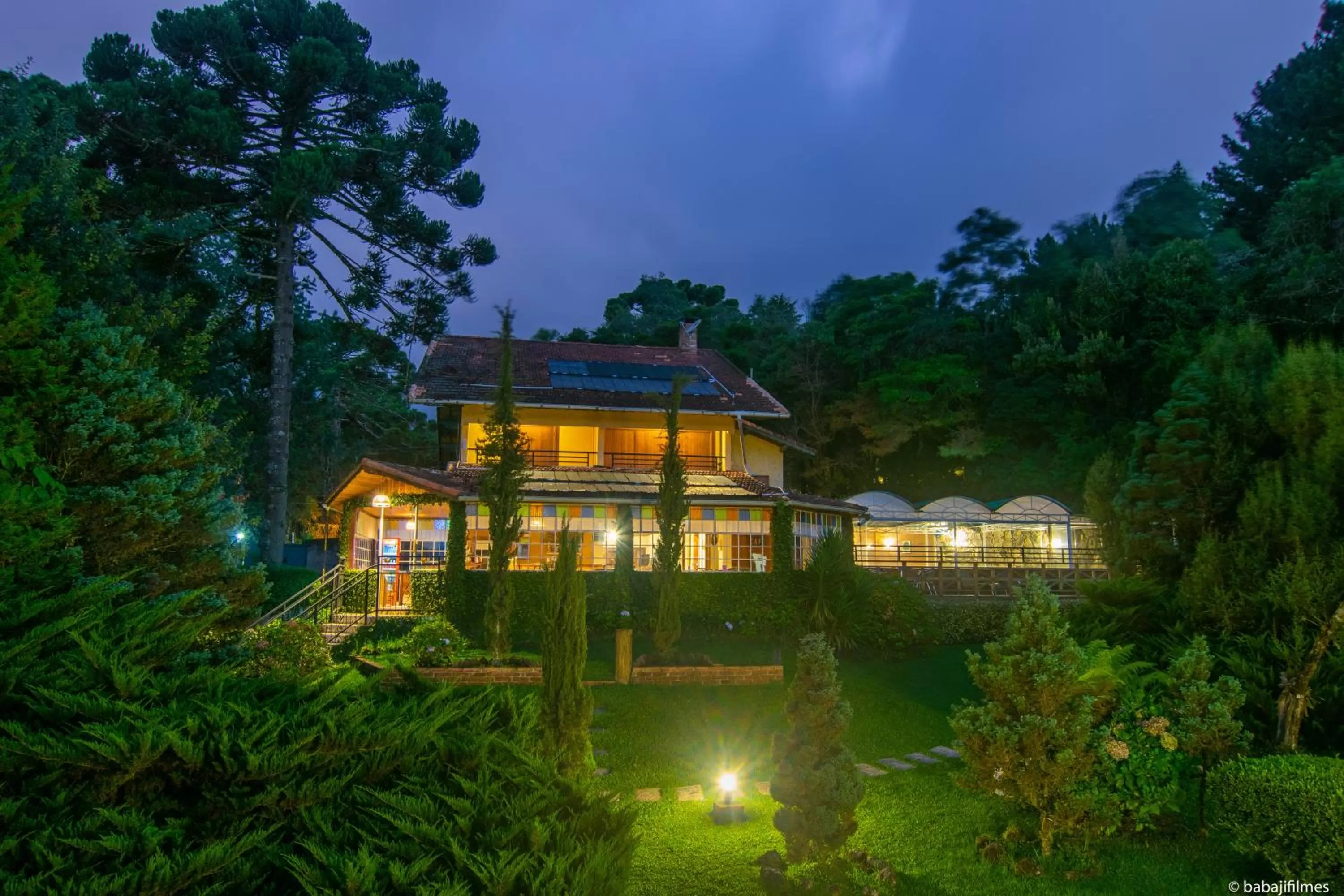 Night, Property Building in Pousada Serra Villena