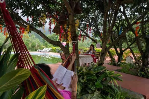 Pool view in Neer Ganga Resorts