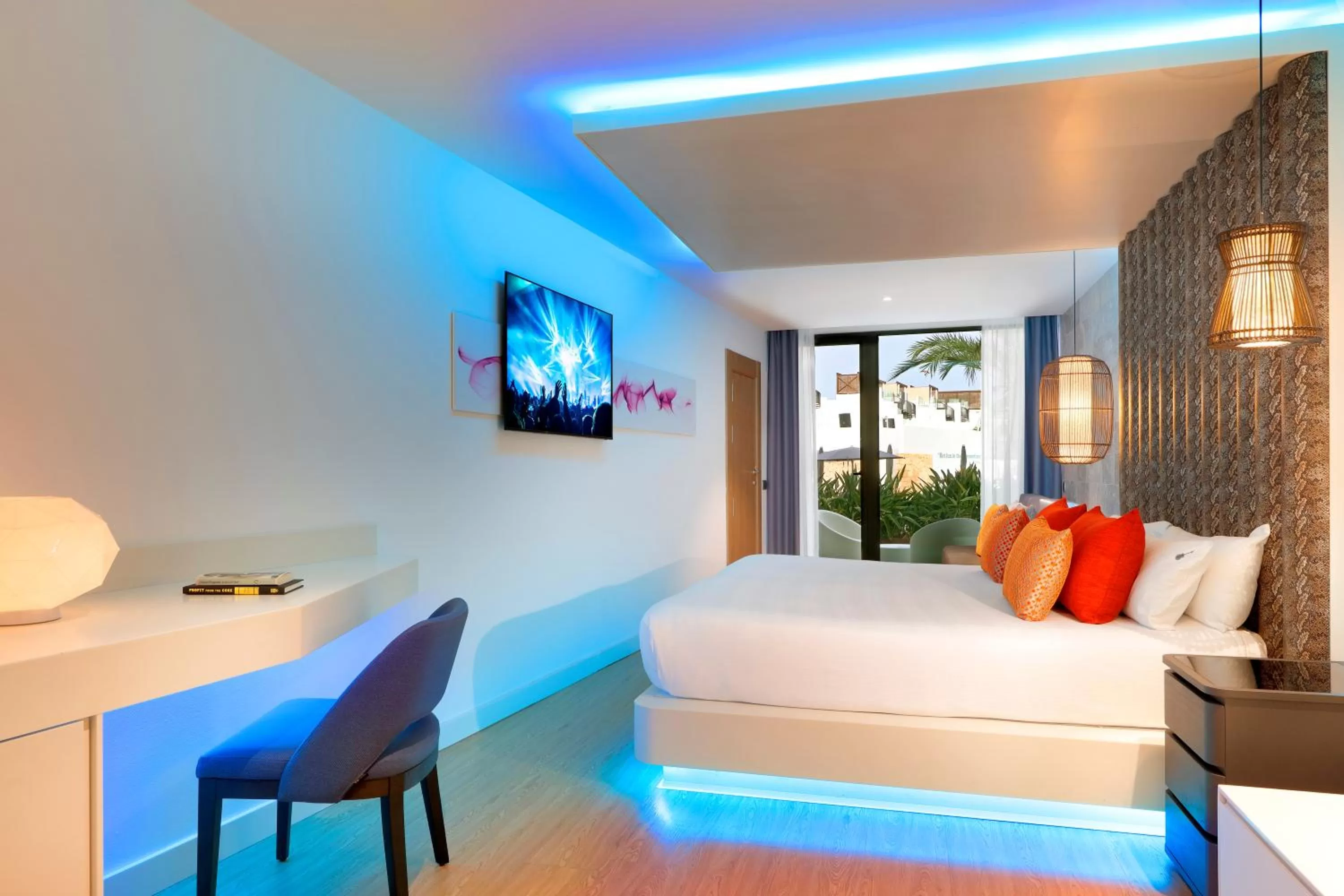 Bed in Hard Rock Hotel Ibiza
