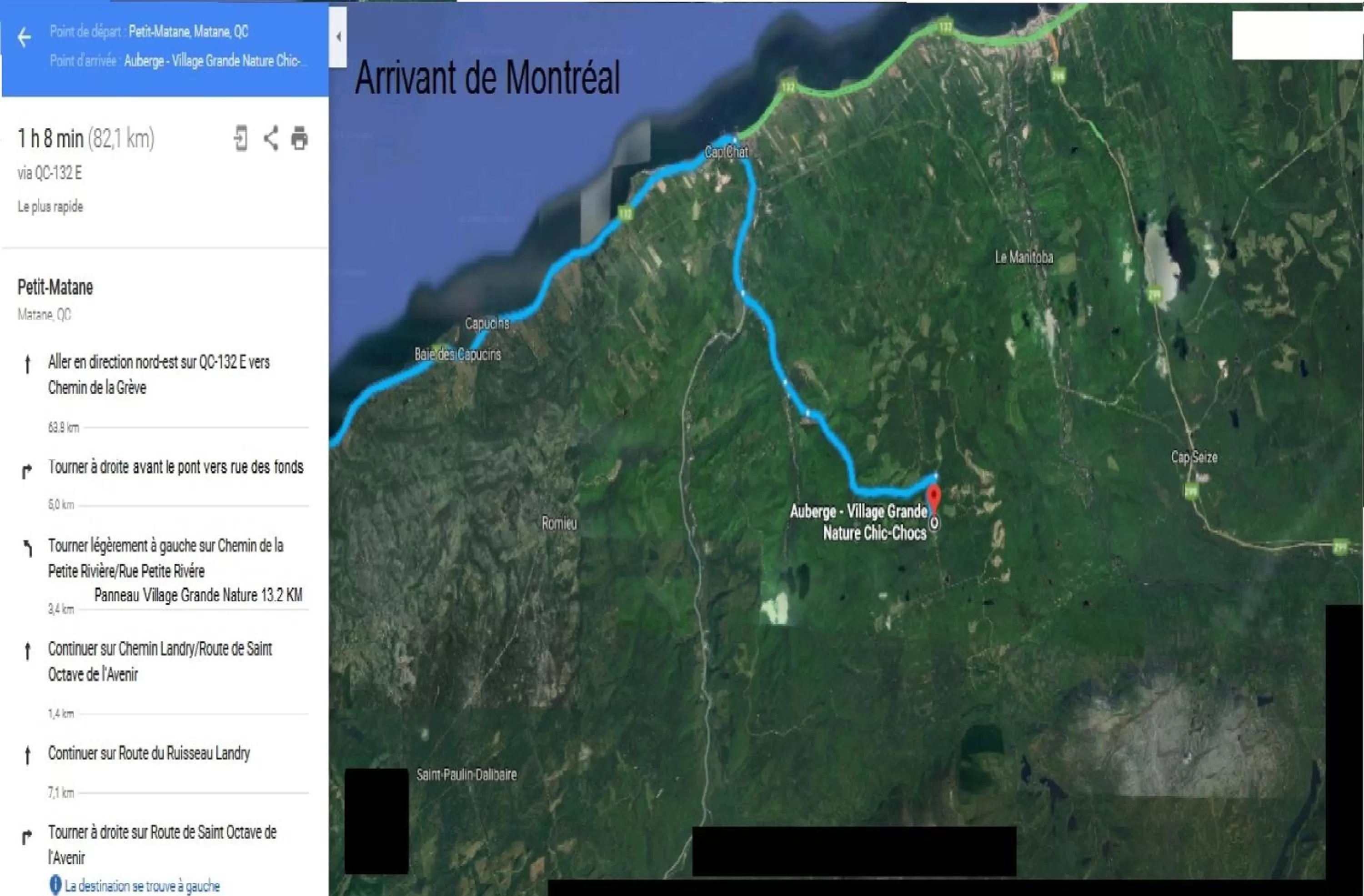 Location in Auberge - Village Grande Nature Chic-Chocs