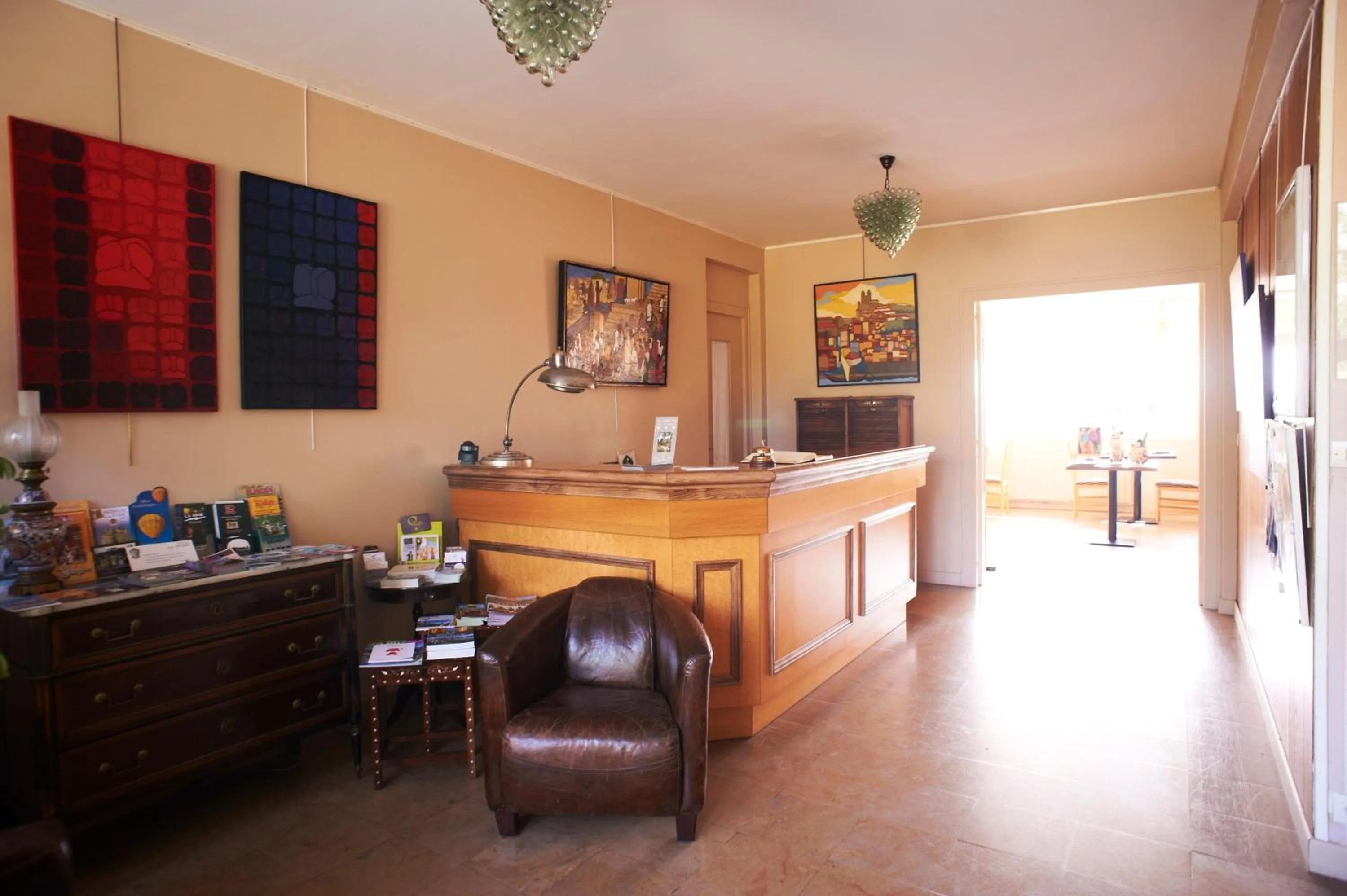 Lobby or reception in Hotel La Longue Vue