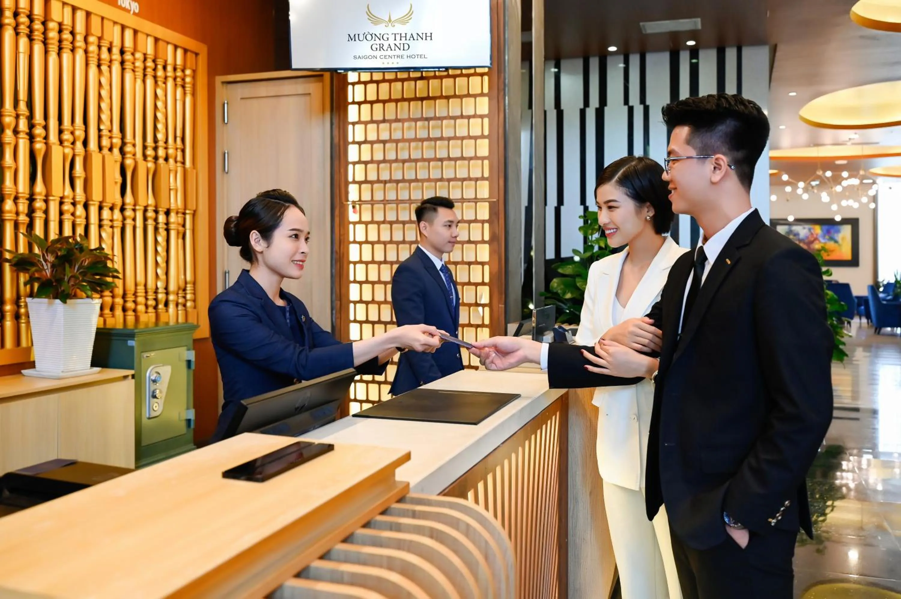 Staff in Muong Thanh Grand Saigon Centre Hotel