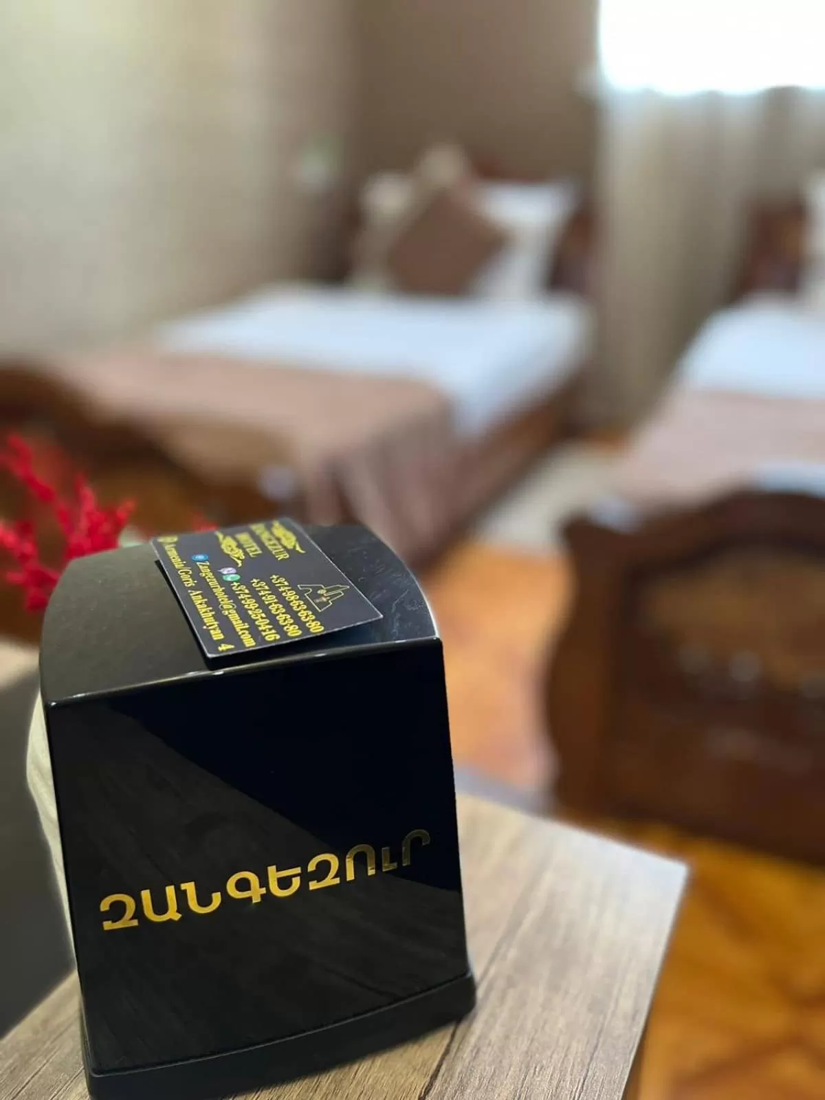 Bed in Zangezur Hotel