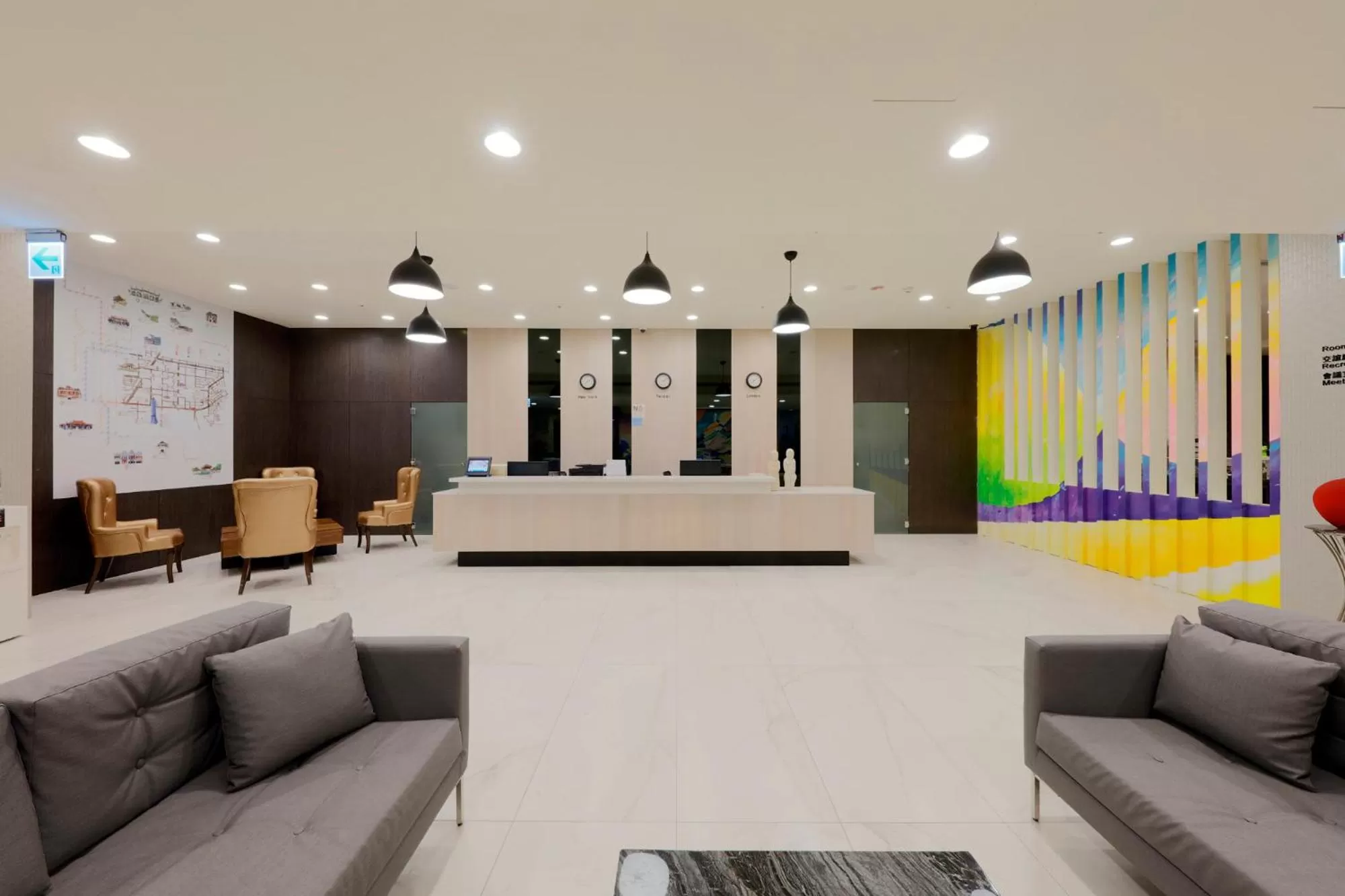 Living room in Place‧X Hotel