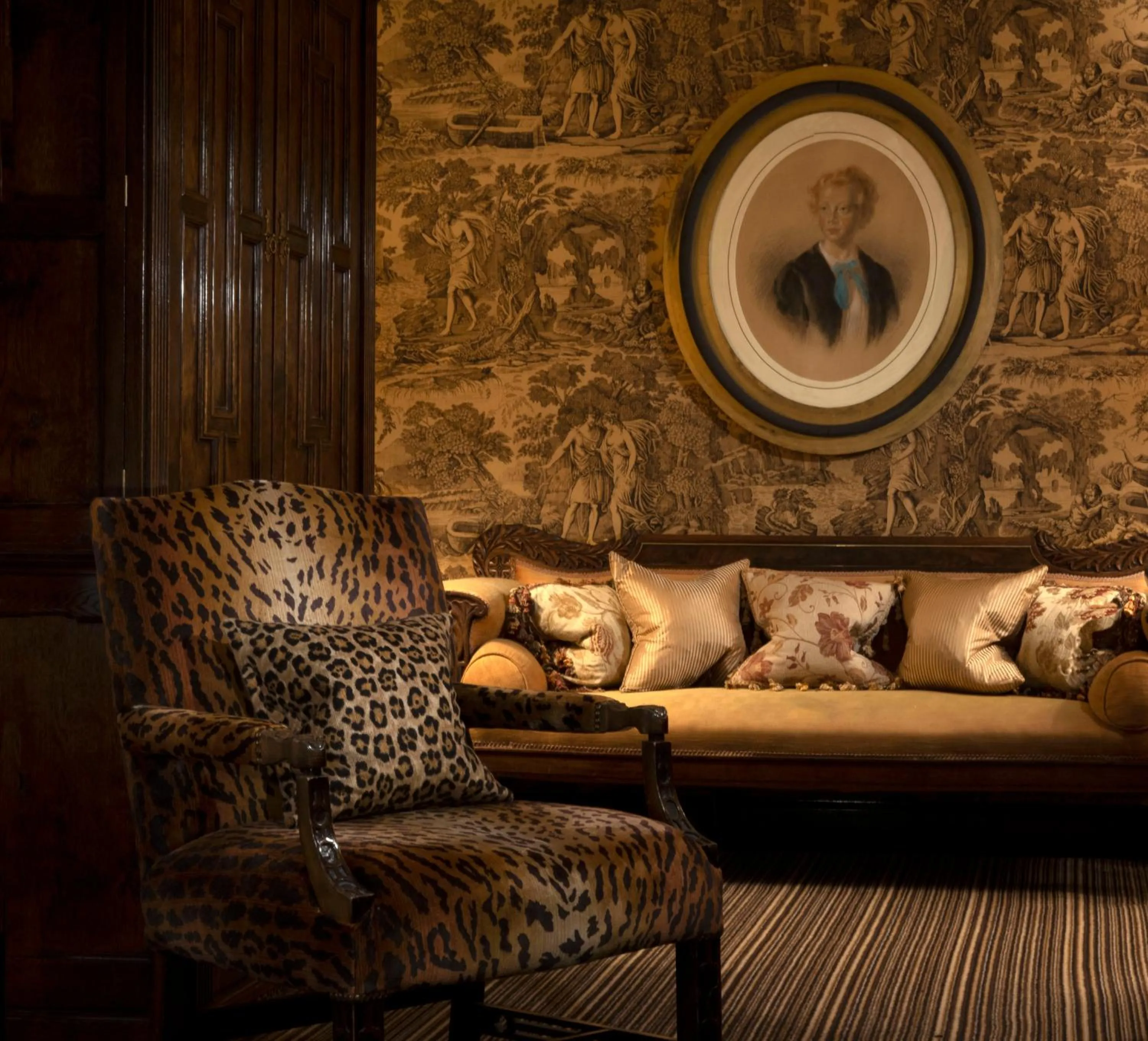 Seating area in Prestonfield House