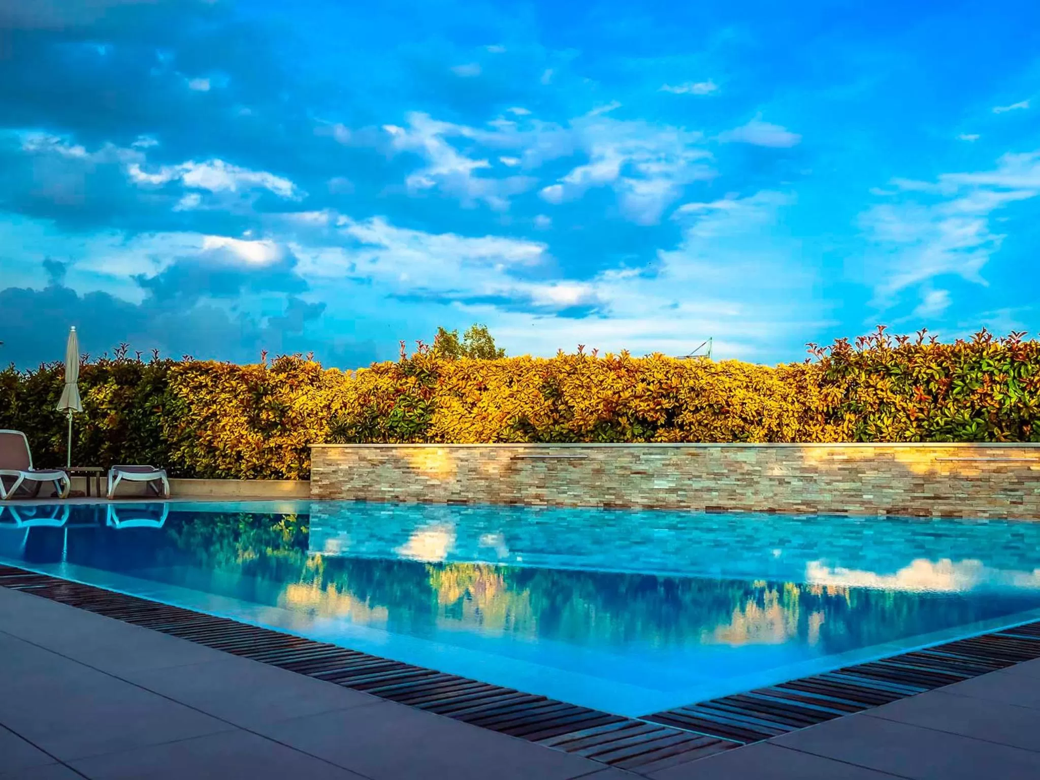 Pool view in Hotel Relais Agli Olivi