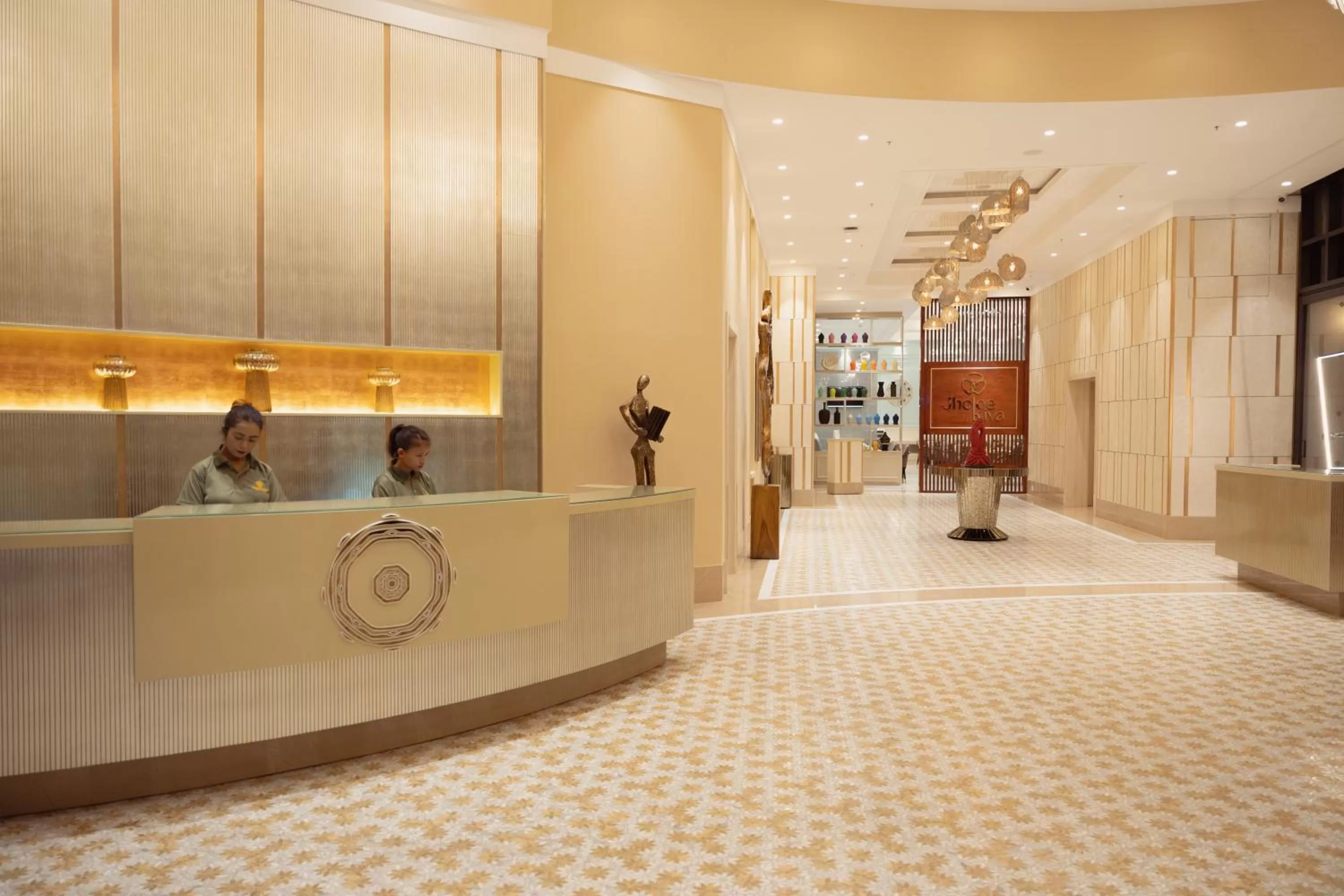Lobby or reception in The Greenwood Guwahati - A Luxury Boutique Hotel