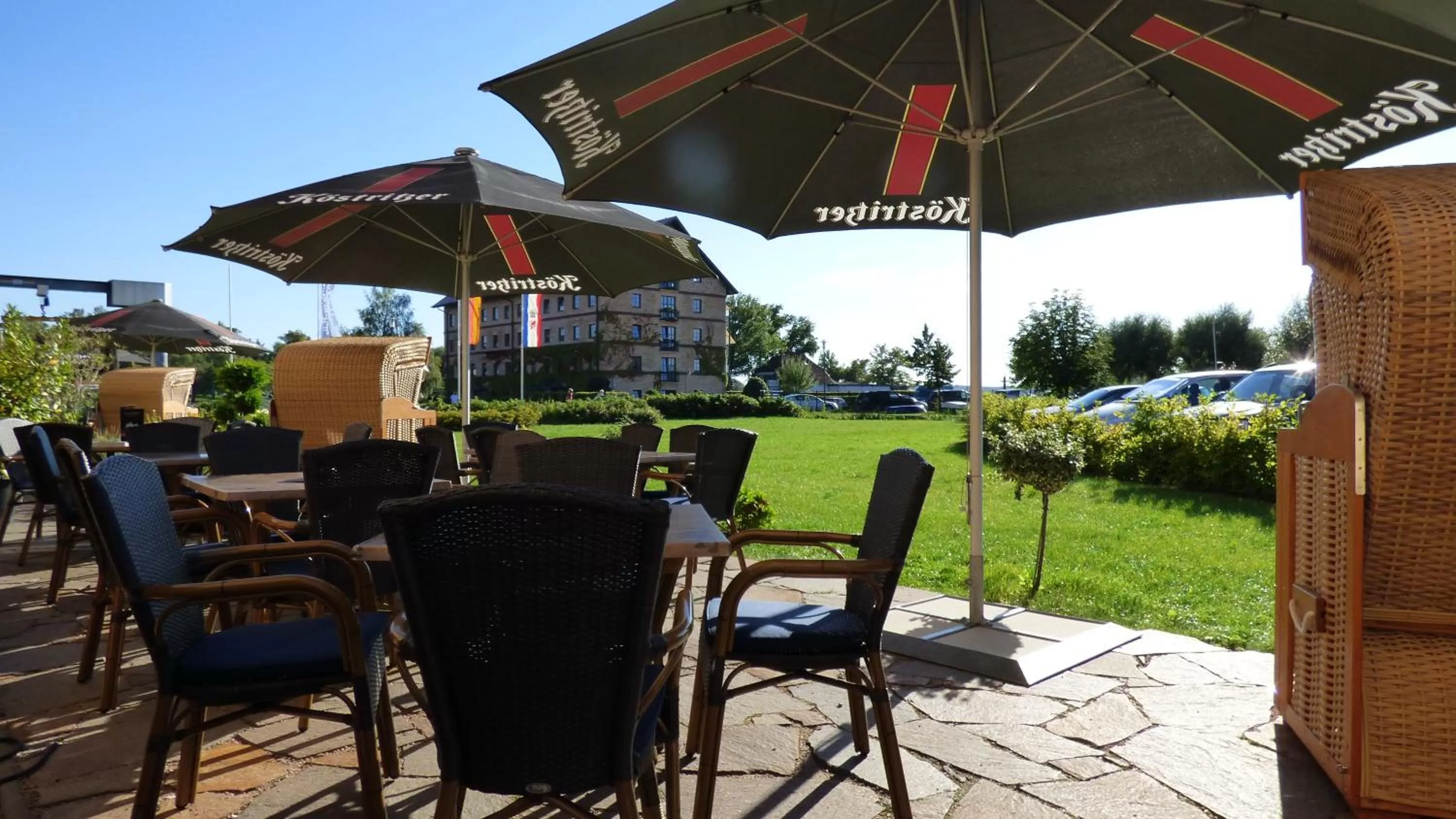 Patio in Hotel Alter Kornspeicher