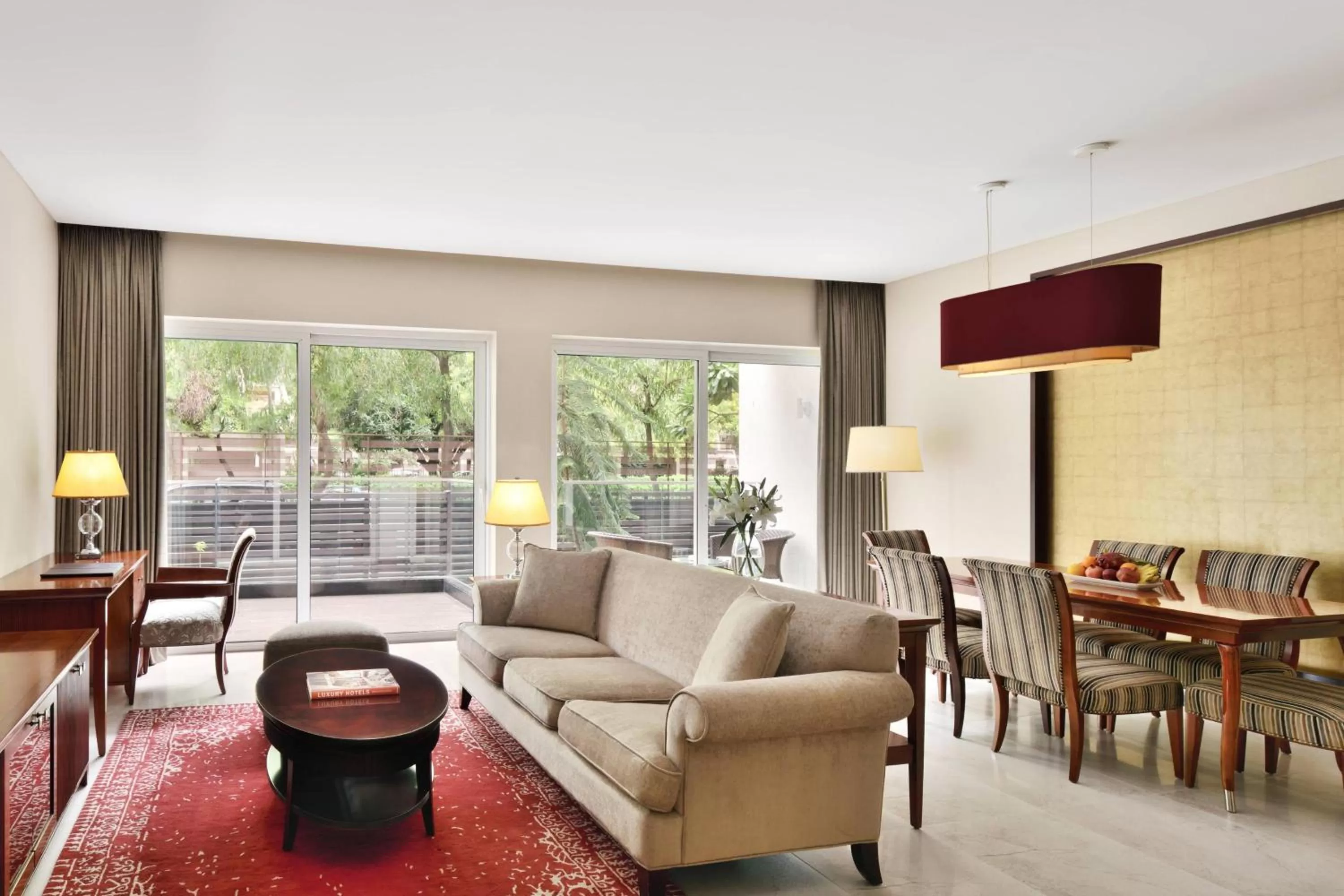 Living room in Marriott Suites Pune