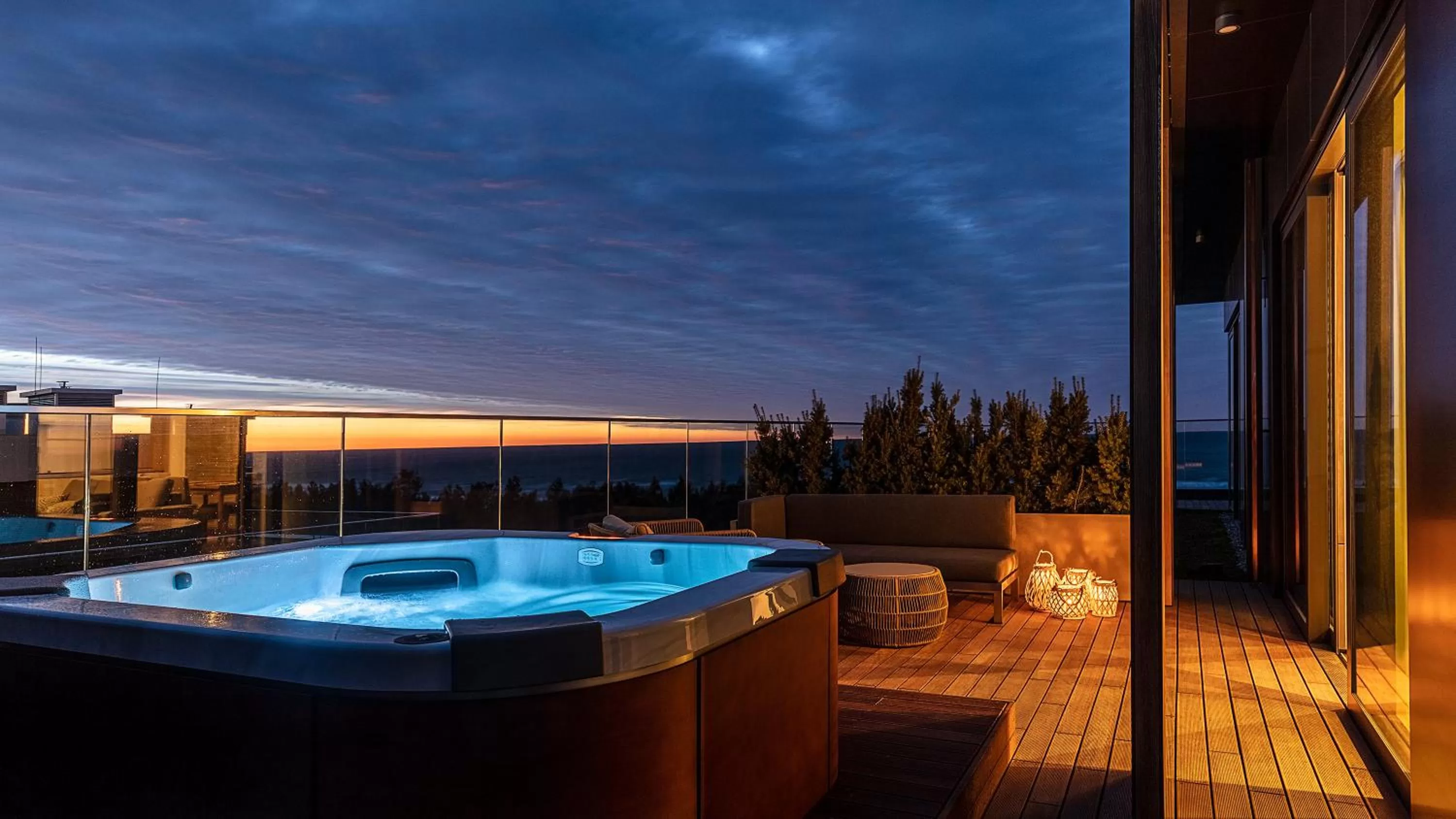 Hot Tub in Gwiazda Morza Resort SPA&SPORT