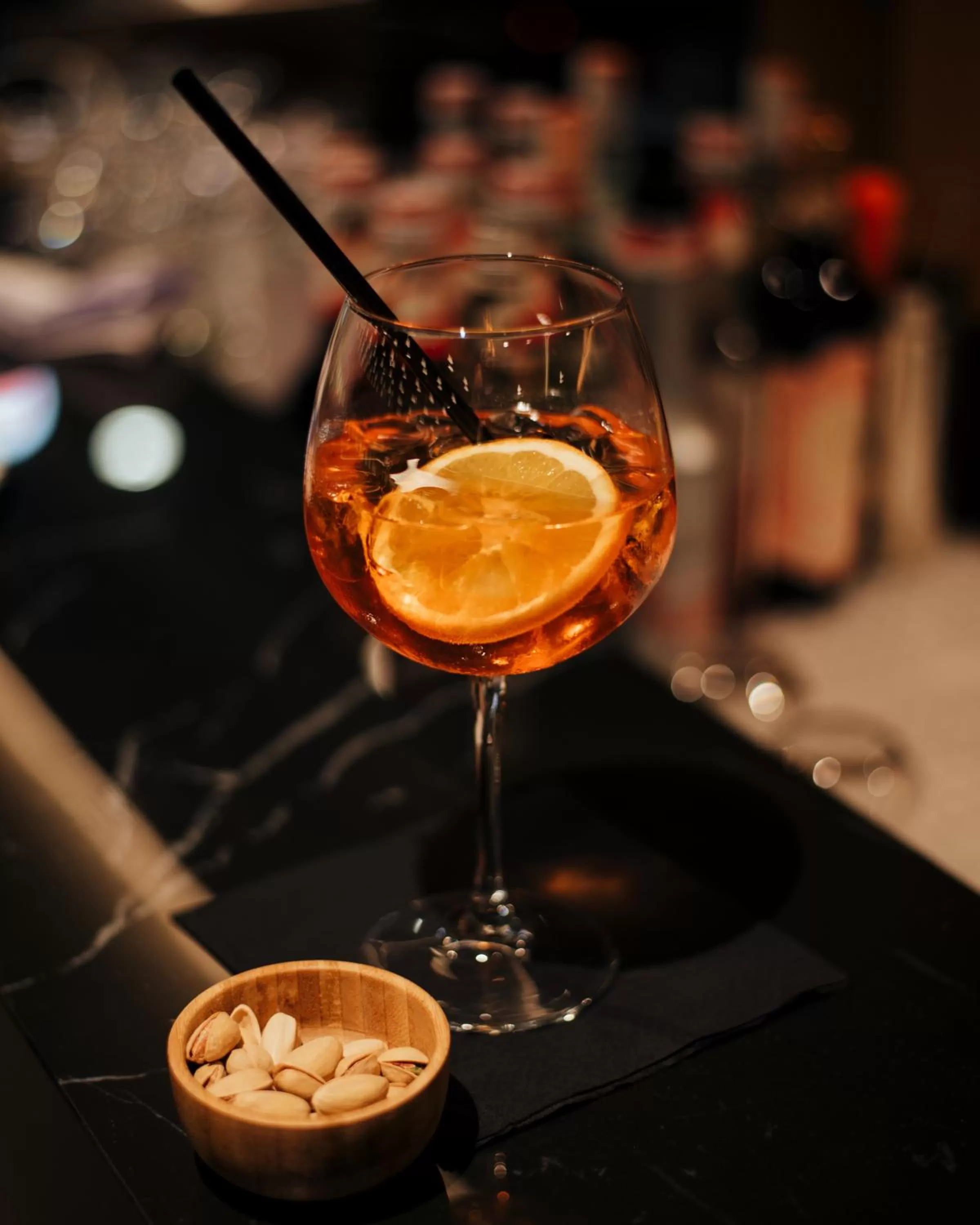 Drinks in Black Diamond Hotel