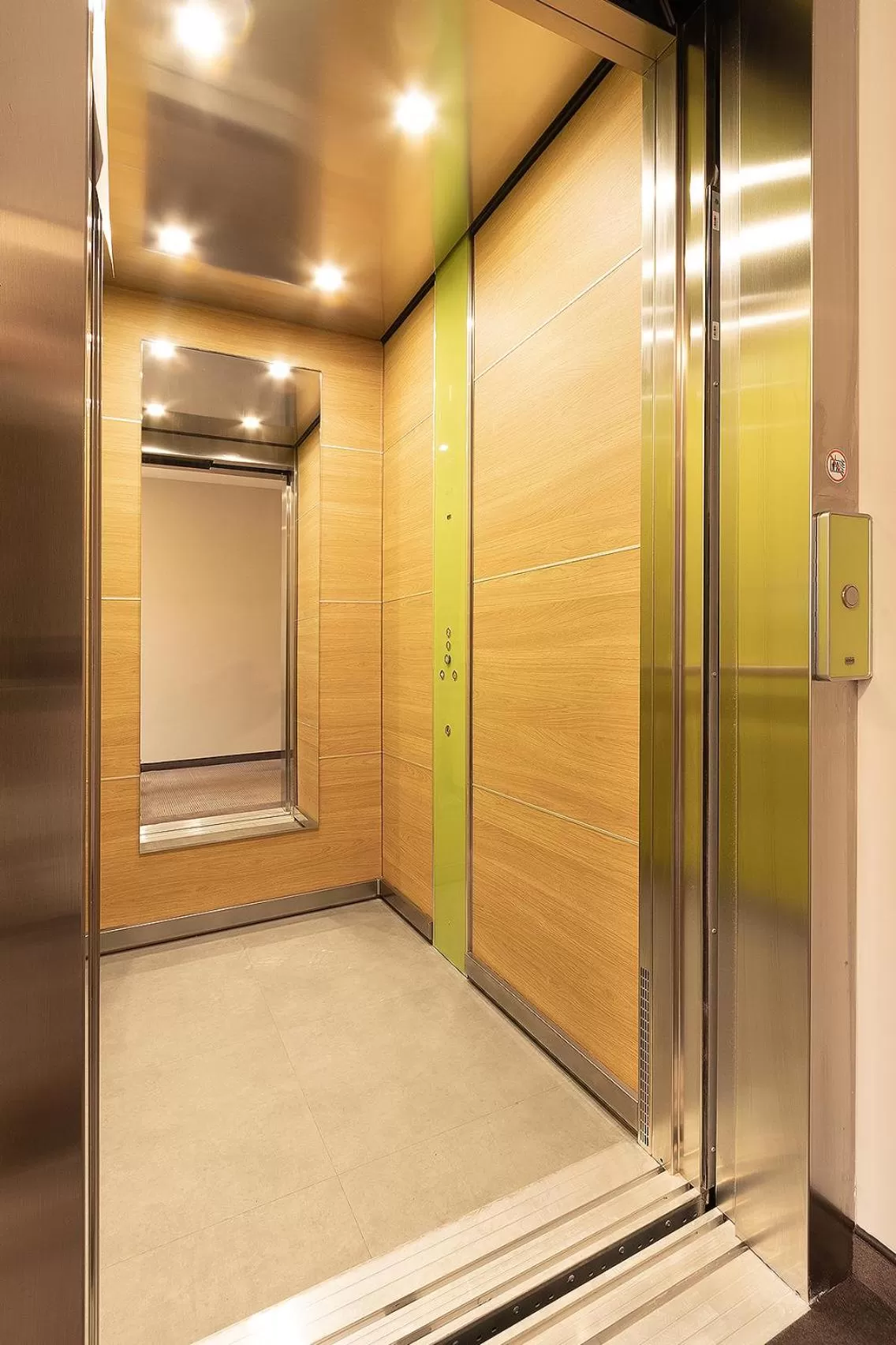 elevator in th Hotel Leipzig Messe