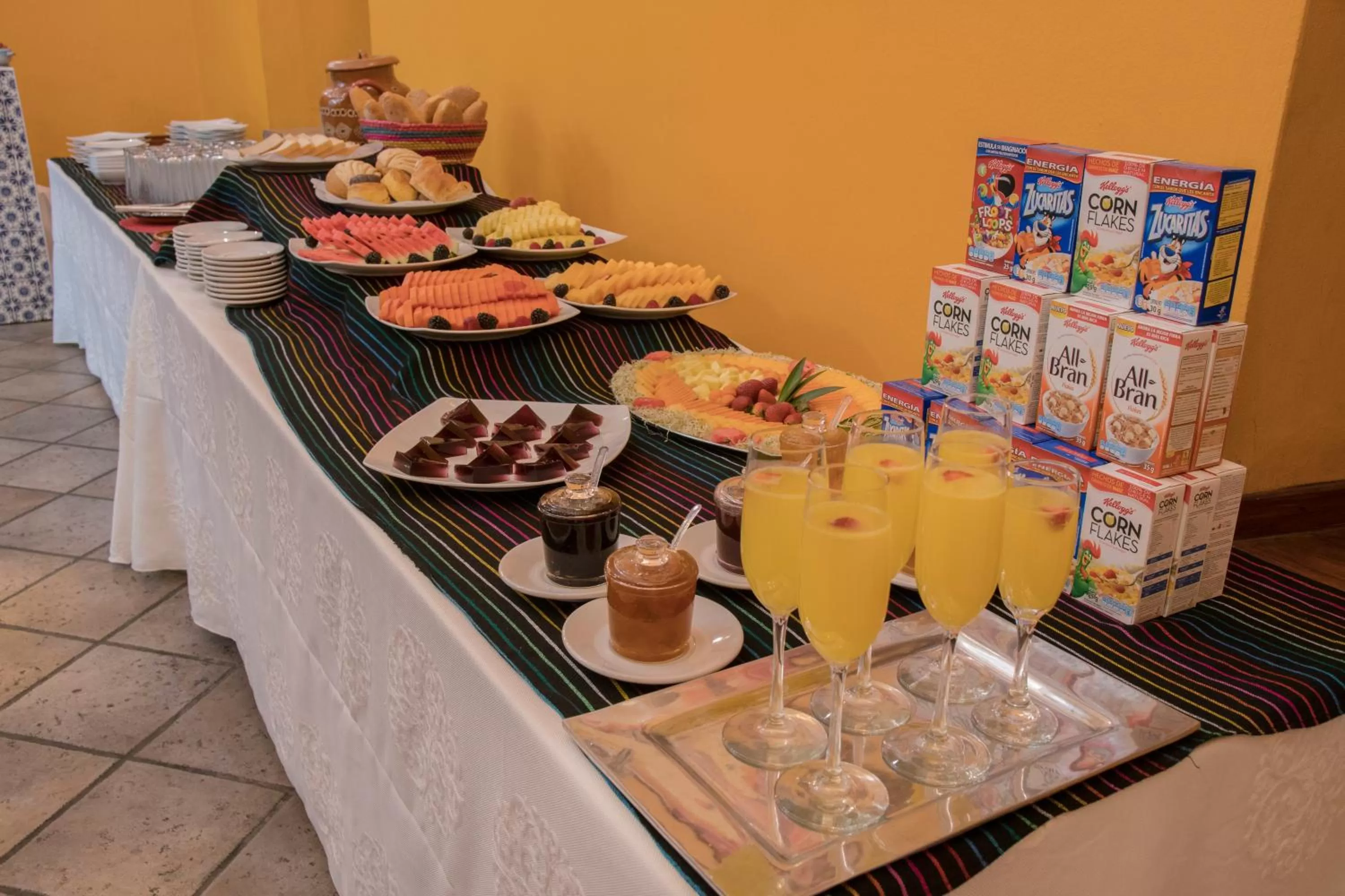 Buffet breakfast in Hotel Morales Historical & Colonial Downtown Core