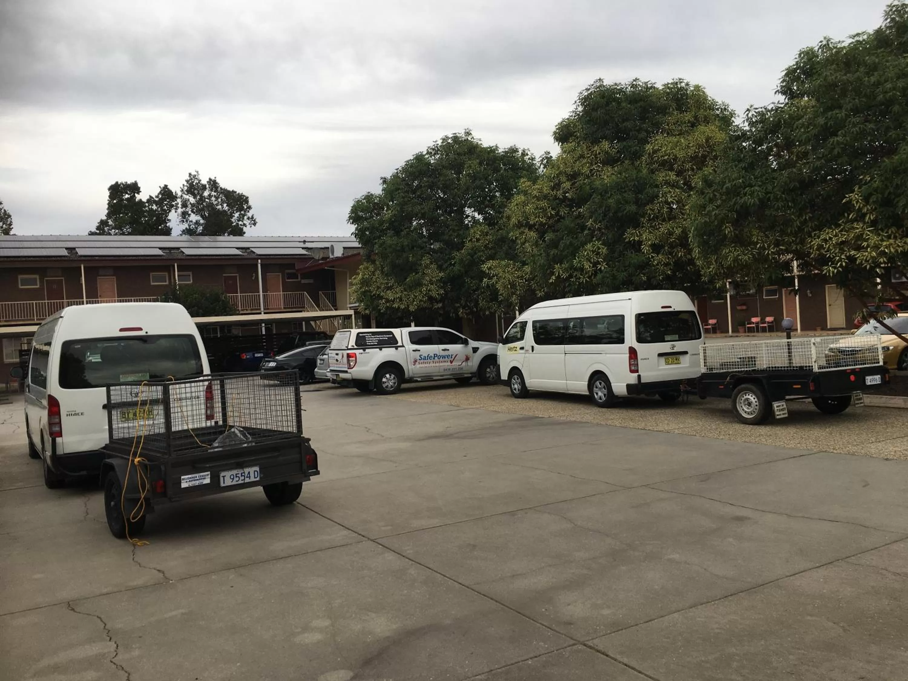 On site in Australia Park Motel