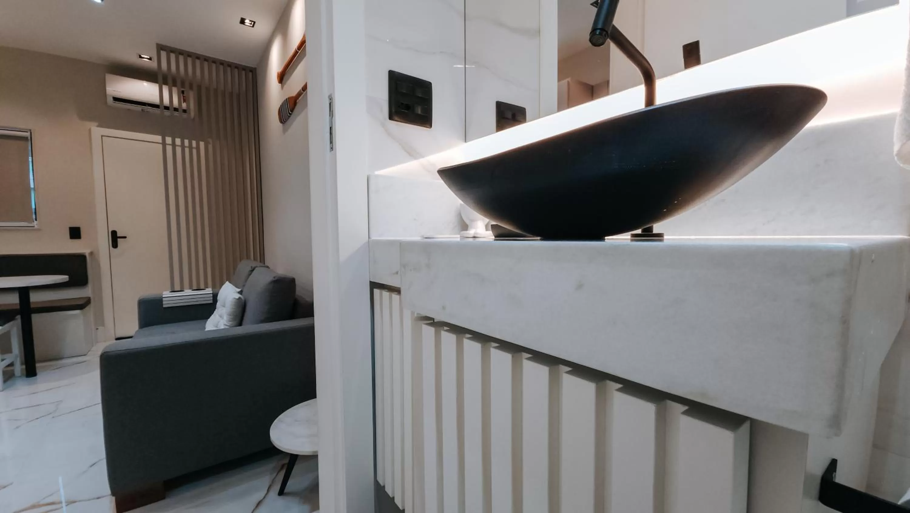 Bathroom in Pousada Água Marinha