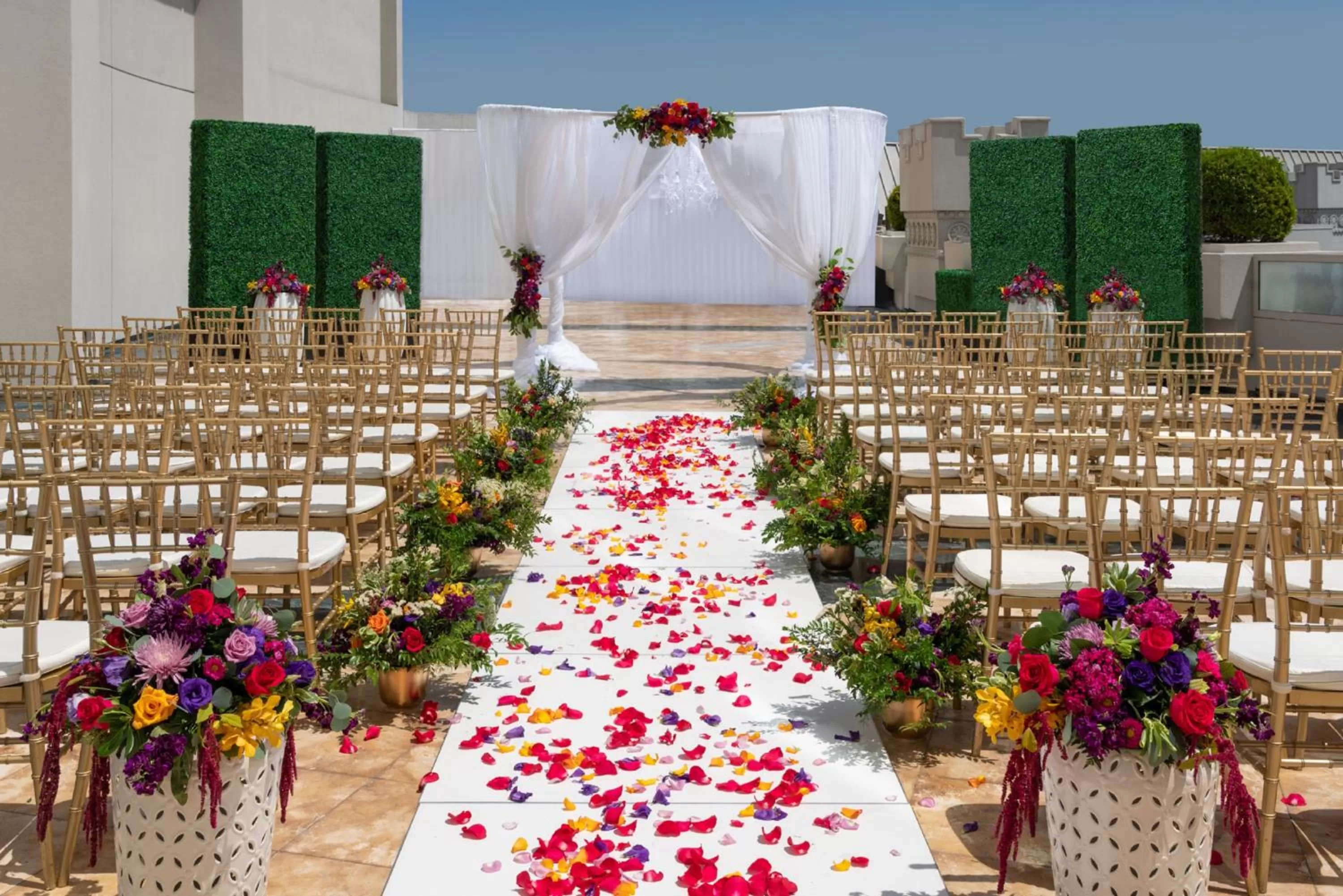 wedding in The Commerce Casino & Hotel