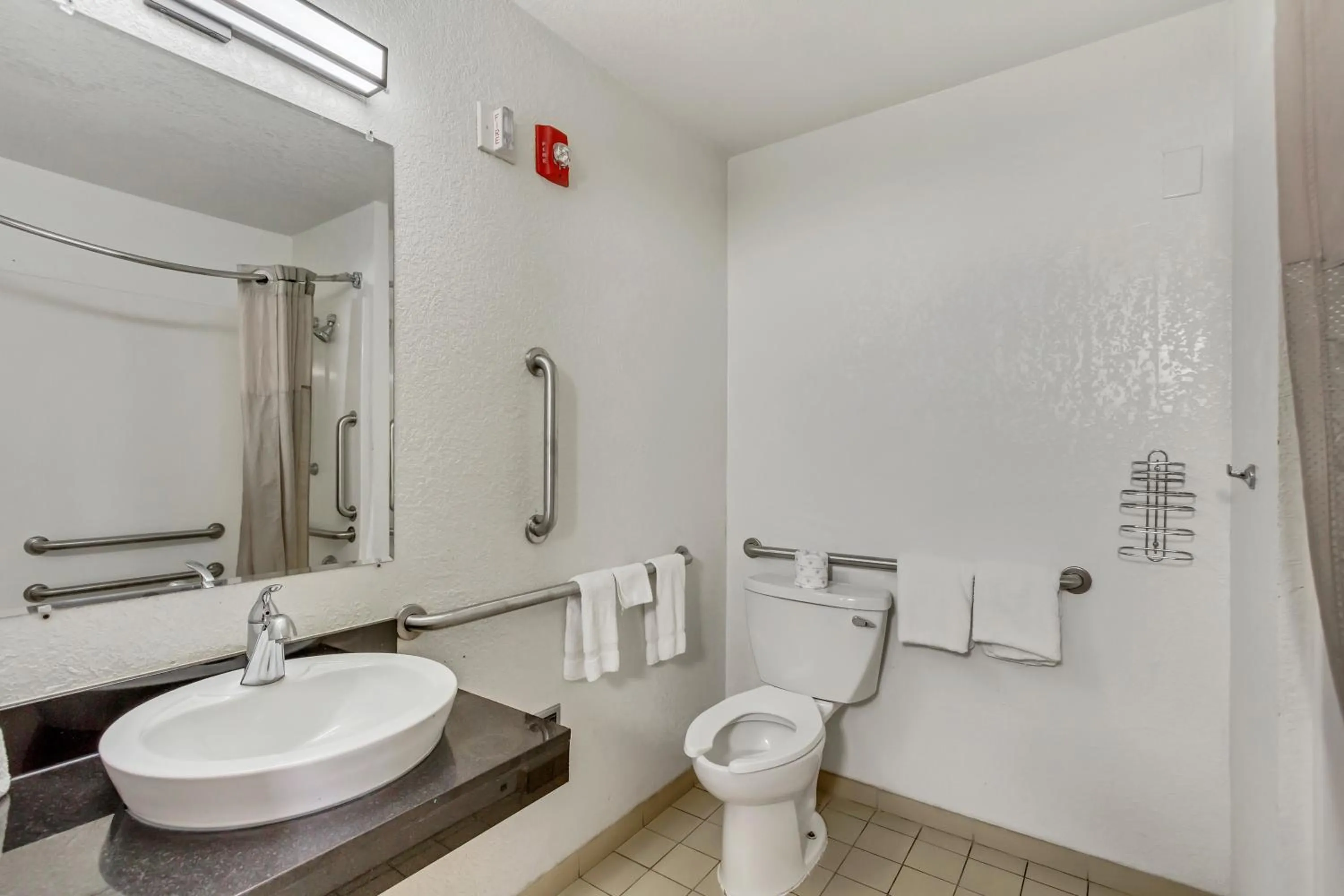 Shower in Motel 6 Ogden, UT- Downtown