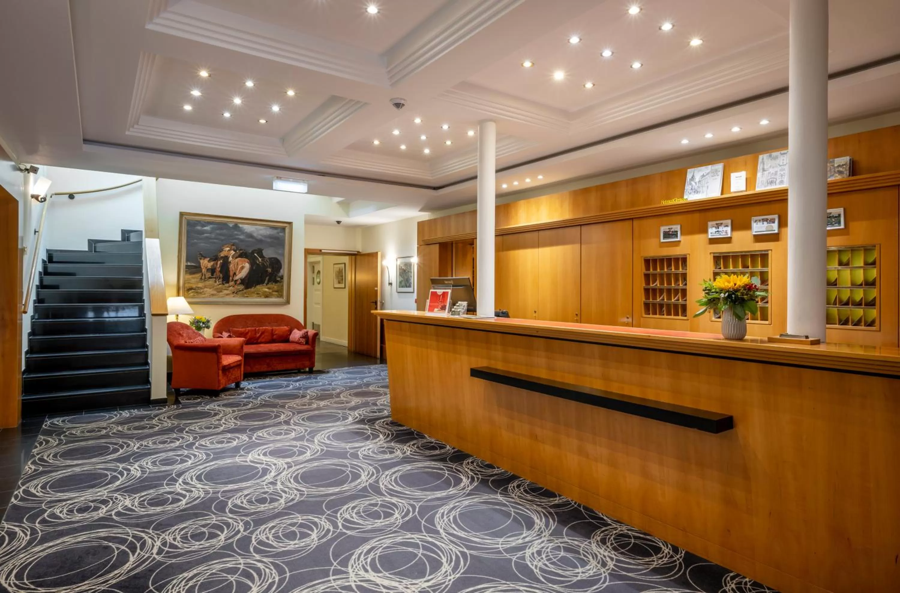 Lobby or reception in Köhlers Forsthaus Wellness & Genuss Hotel