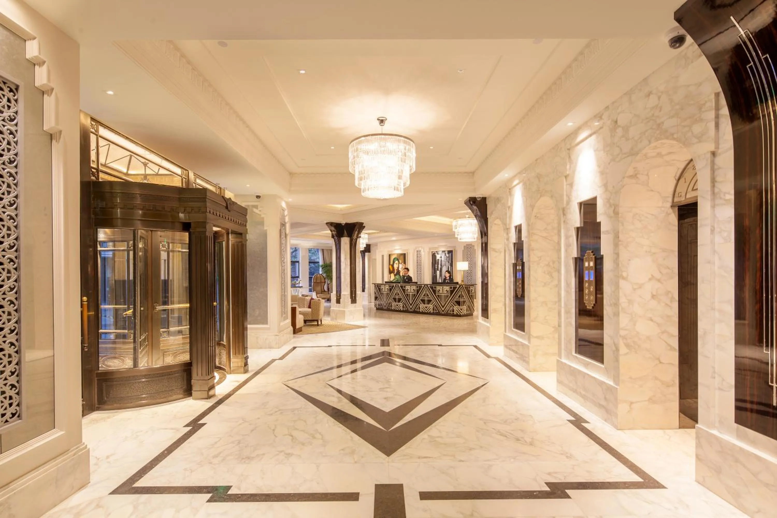 Lobby or reception in 上海外滩锦江都城新城饭店 Metropolo Xin Cheng Hotel, The Bund Shanghai