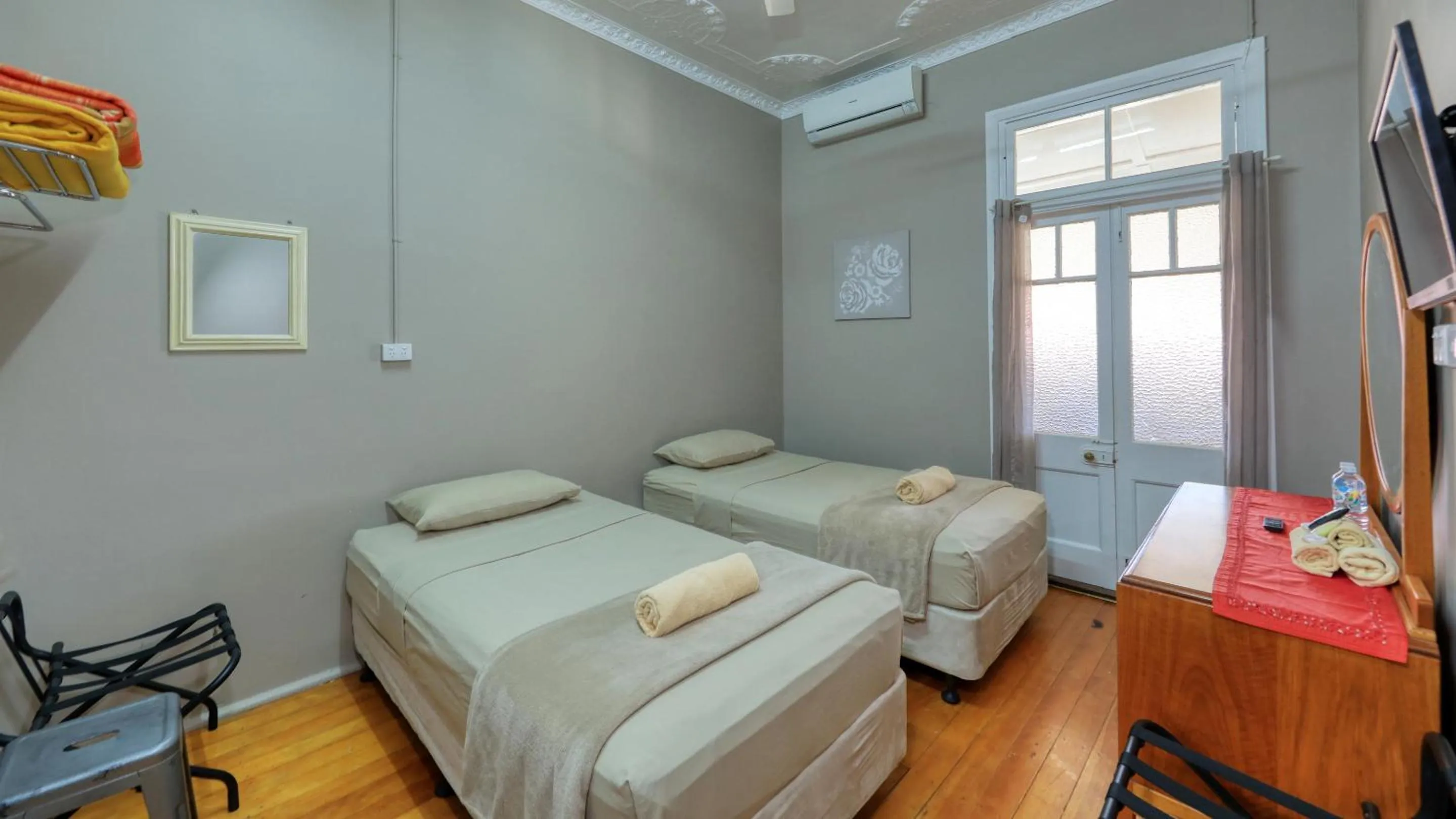 Bed in Hotel Corones