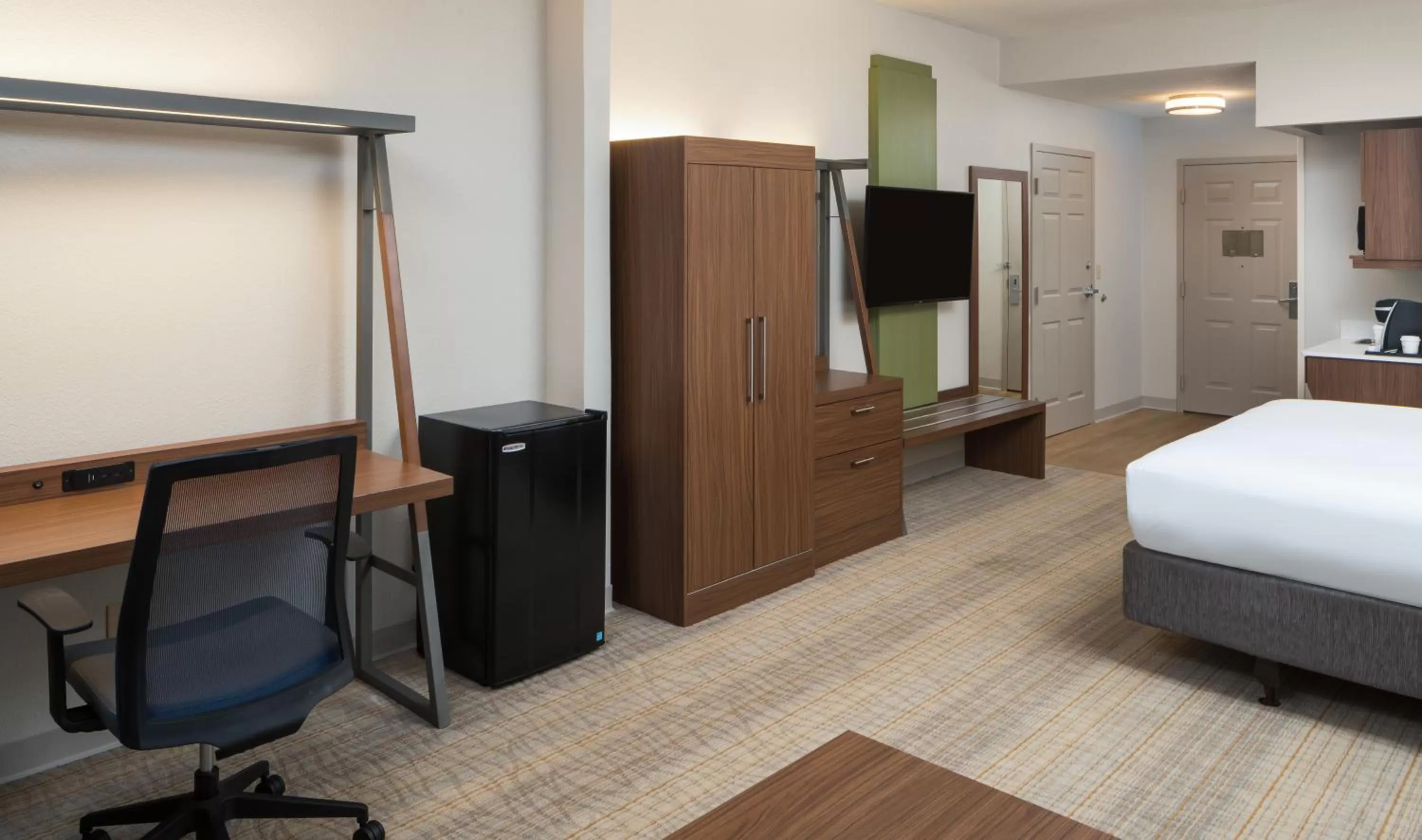 Bedroom, Bed in Holiday Inn Express & Suites Orlando International Airport by IHG
