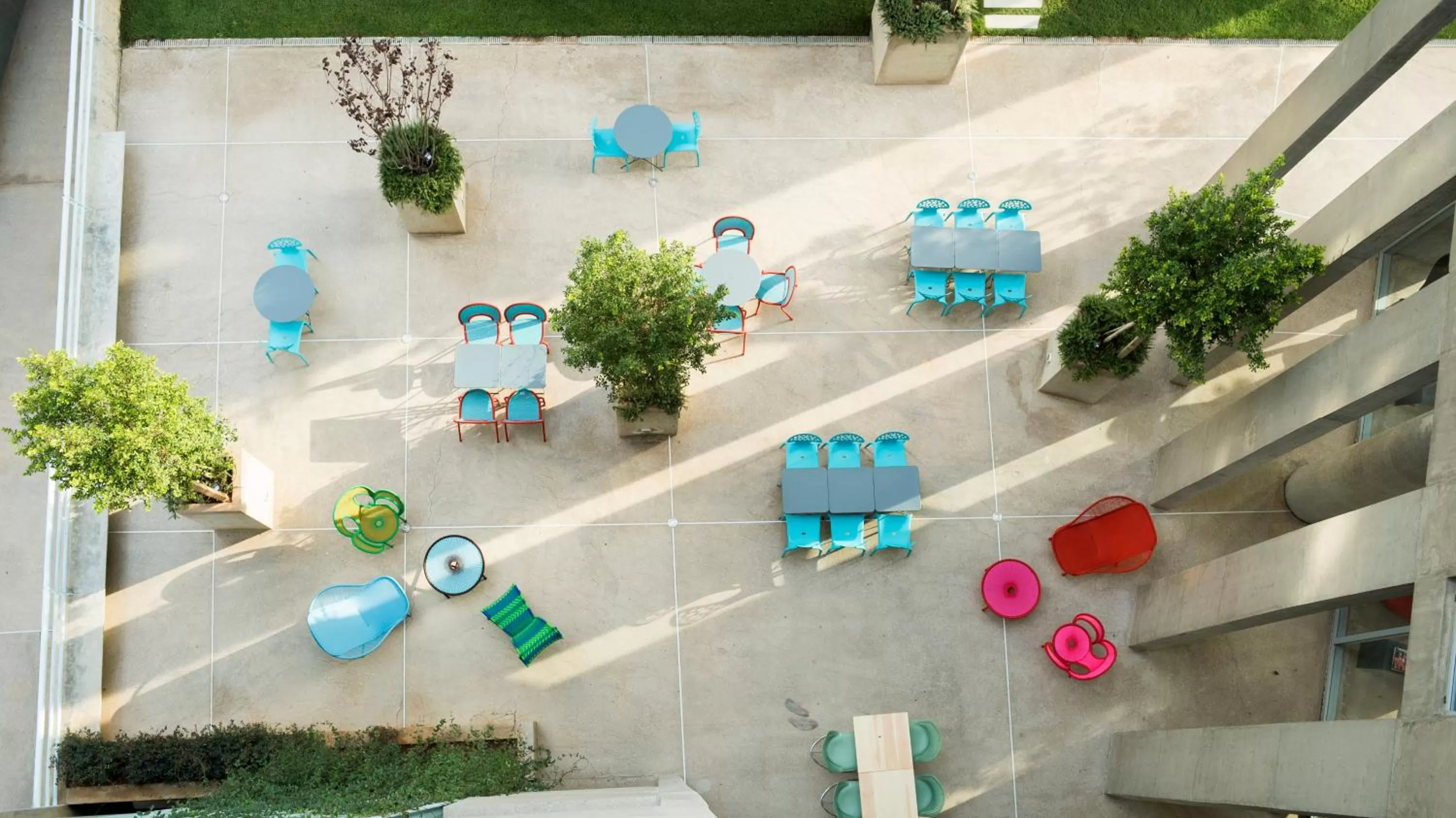 Patio in Bossa Nova Beirut Hotel