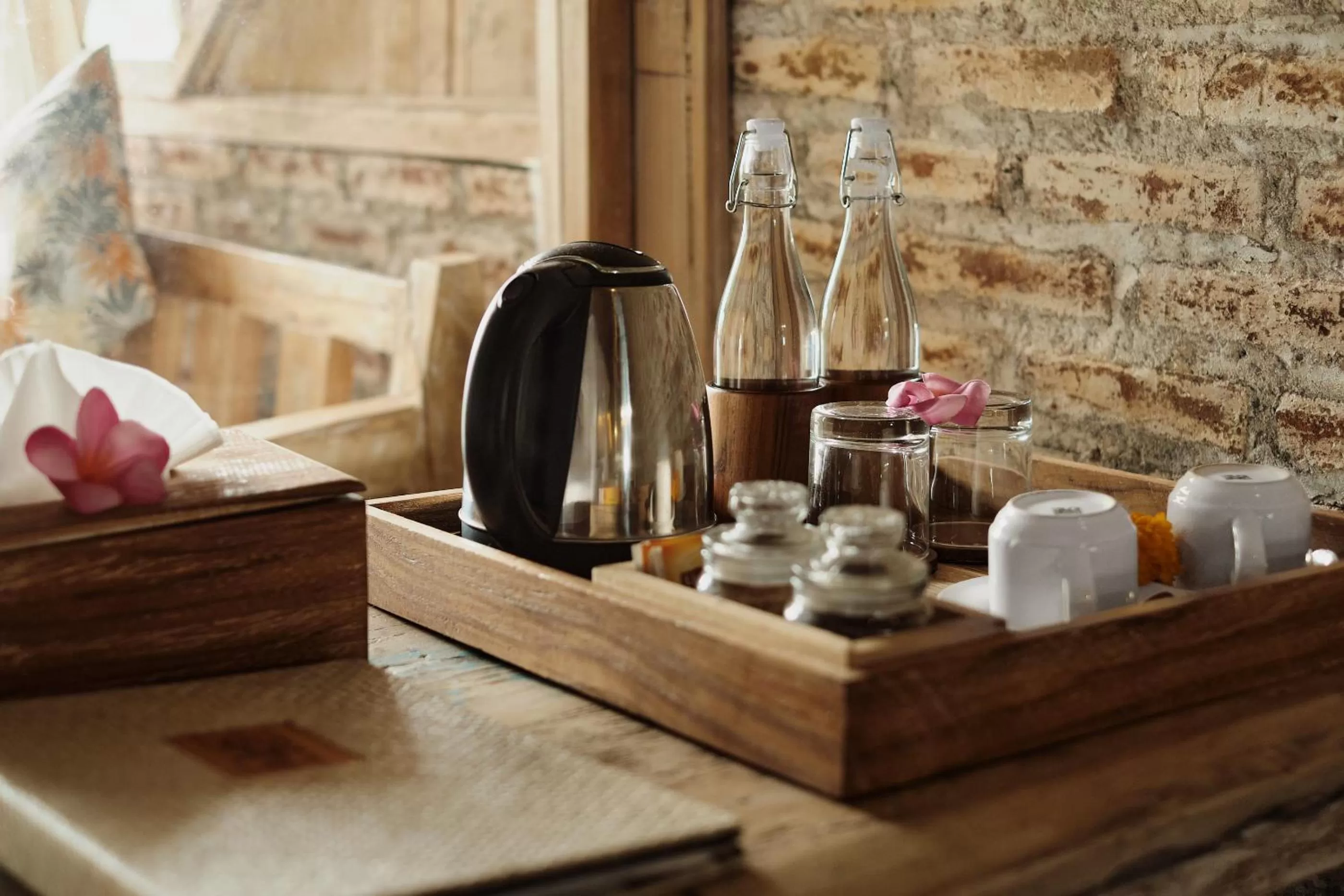 Coffee/tea facilities in Joglo Organik Guesthouse