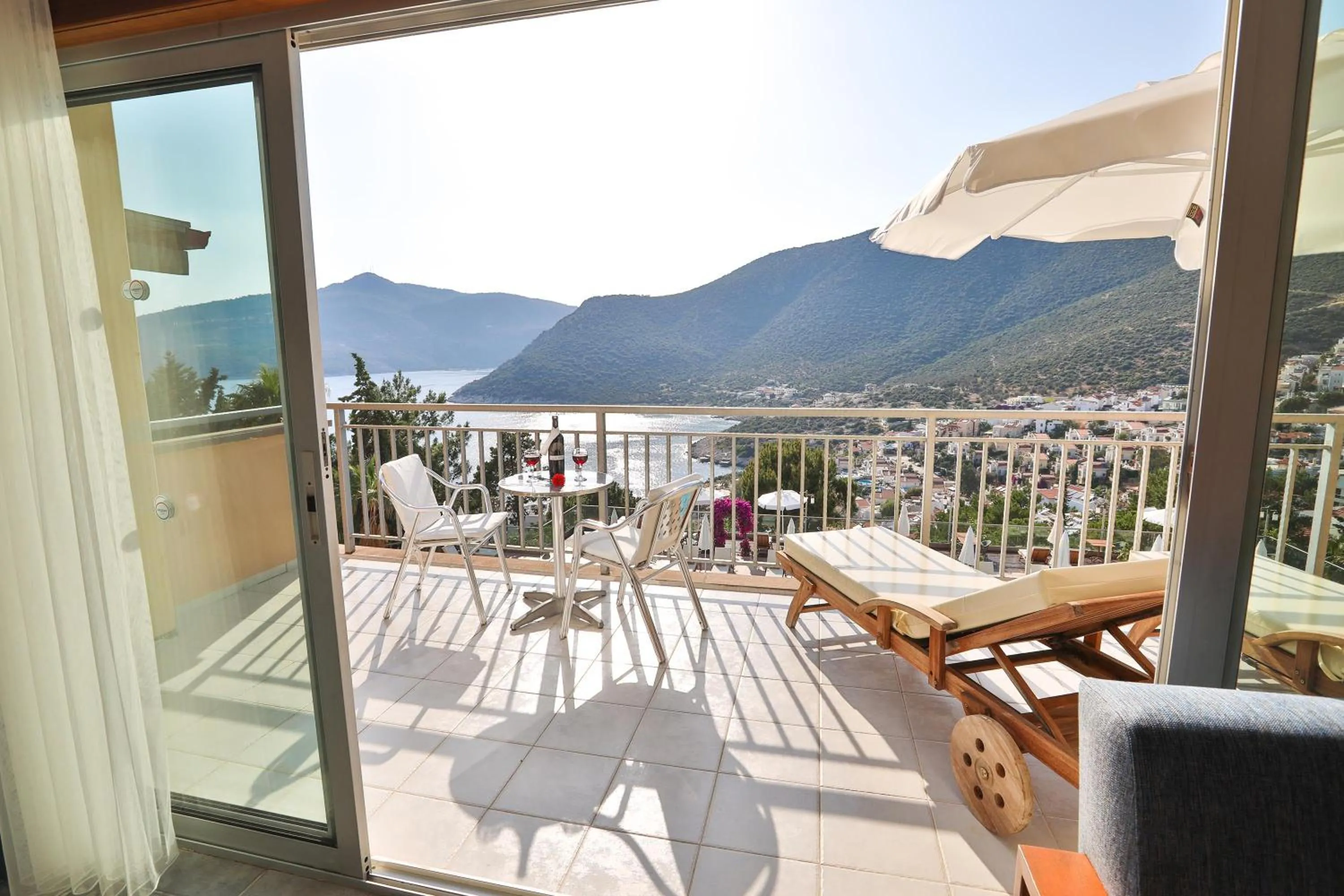 Balcony/Terrace in Happy Hotel Kalkan