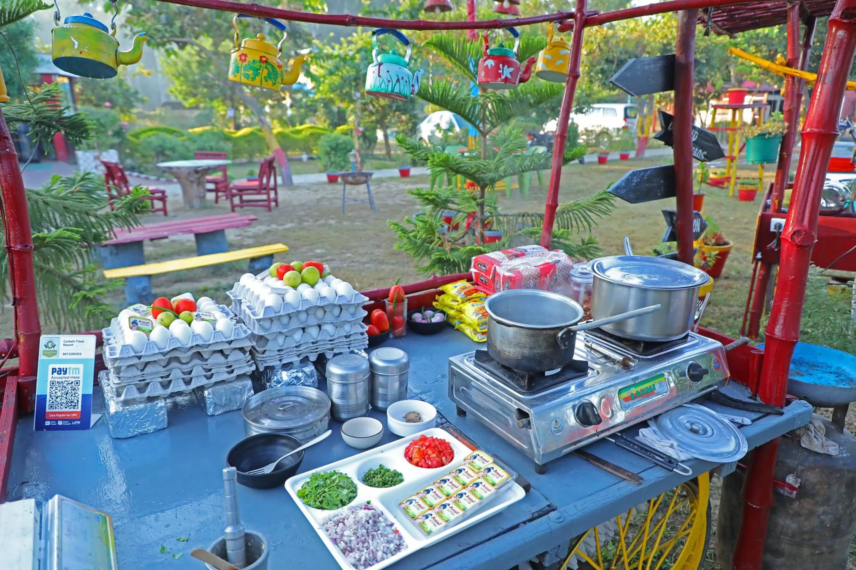 Restaurant/places to eat in Corbett Treat Resort By Atya Hotels