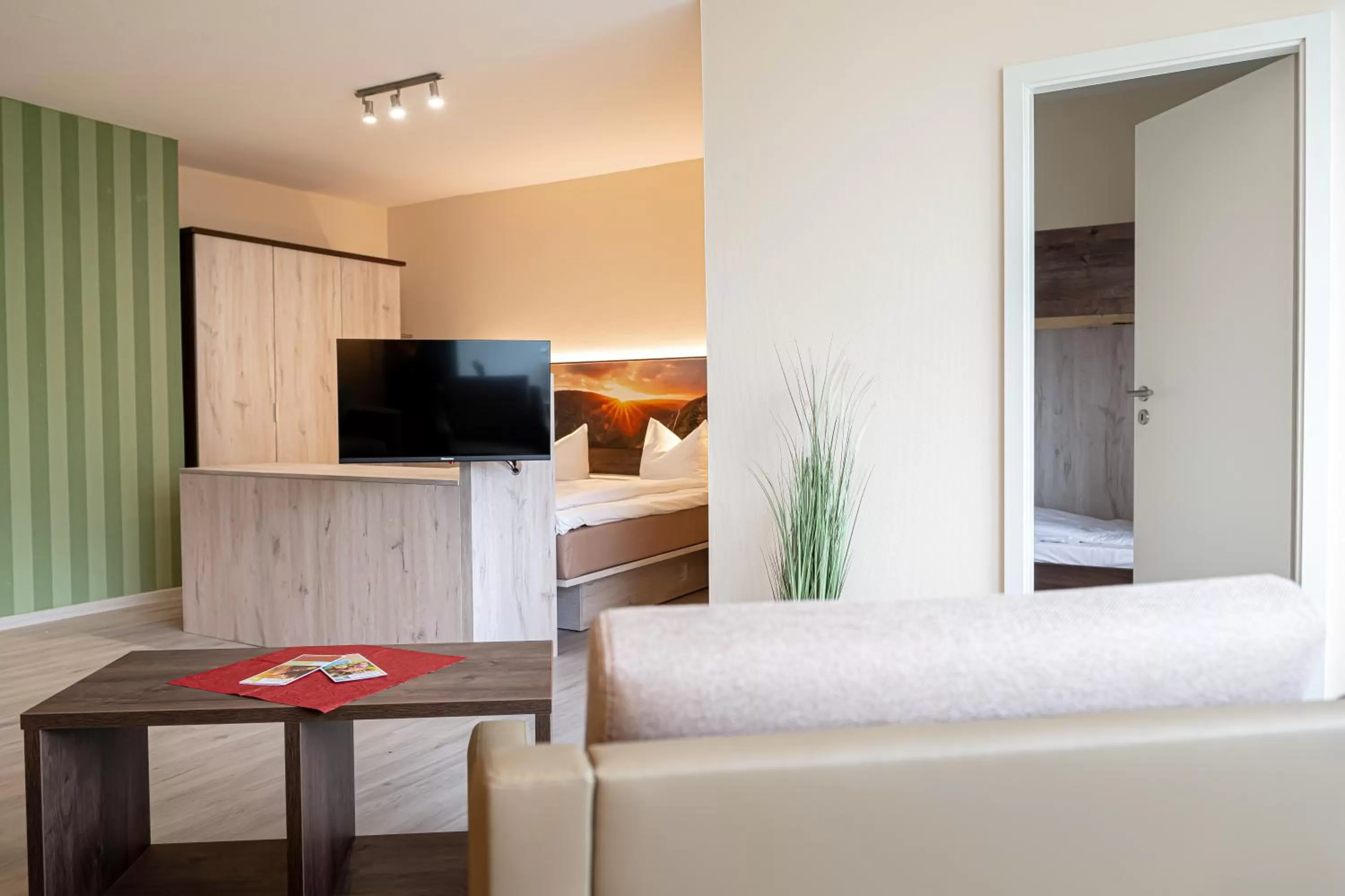 Bed in Familien Apartmenthotel Panoramic