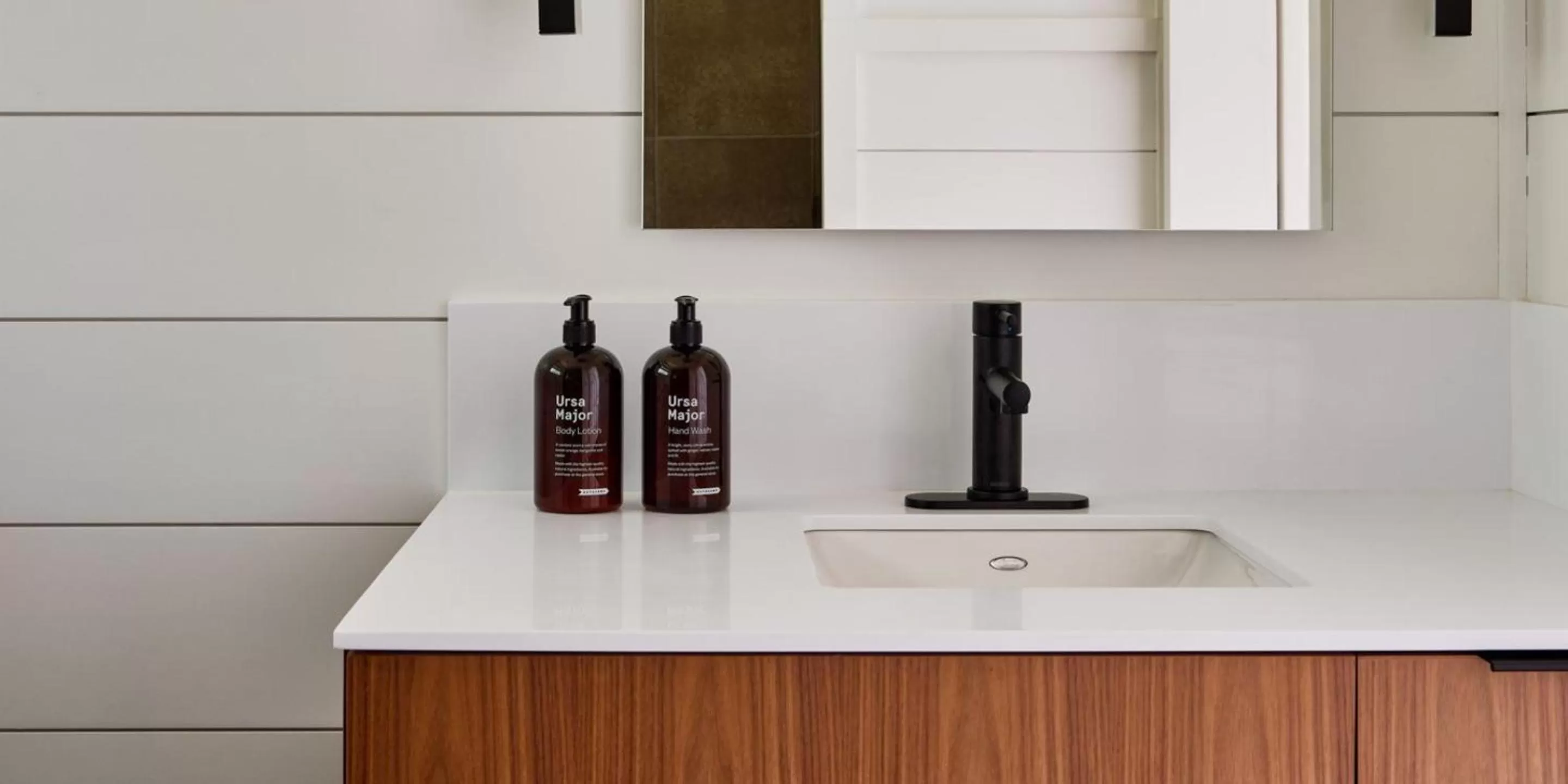 Bathroom in AutoCamp Yosemite