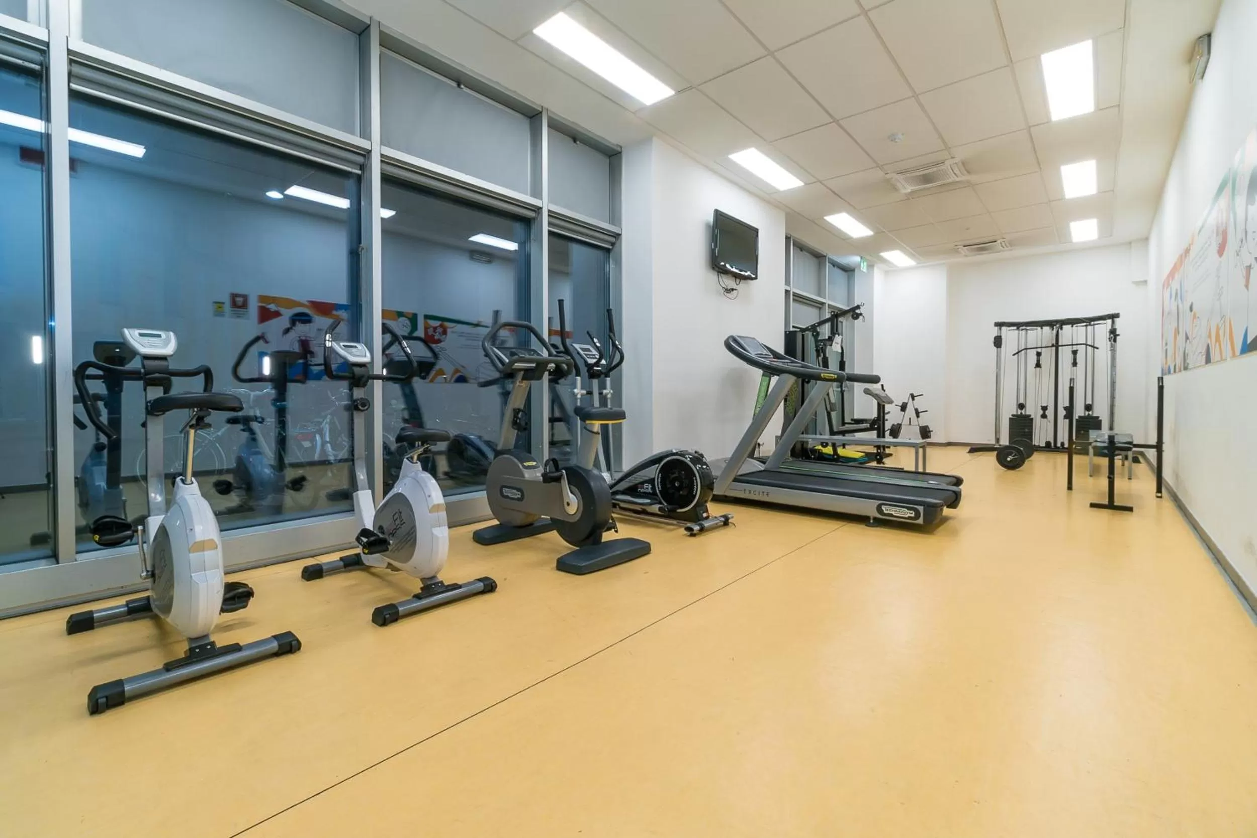 Fitness centre/facilities in Hotel Campus Sanpaolo