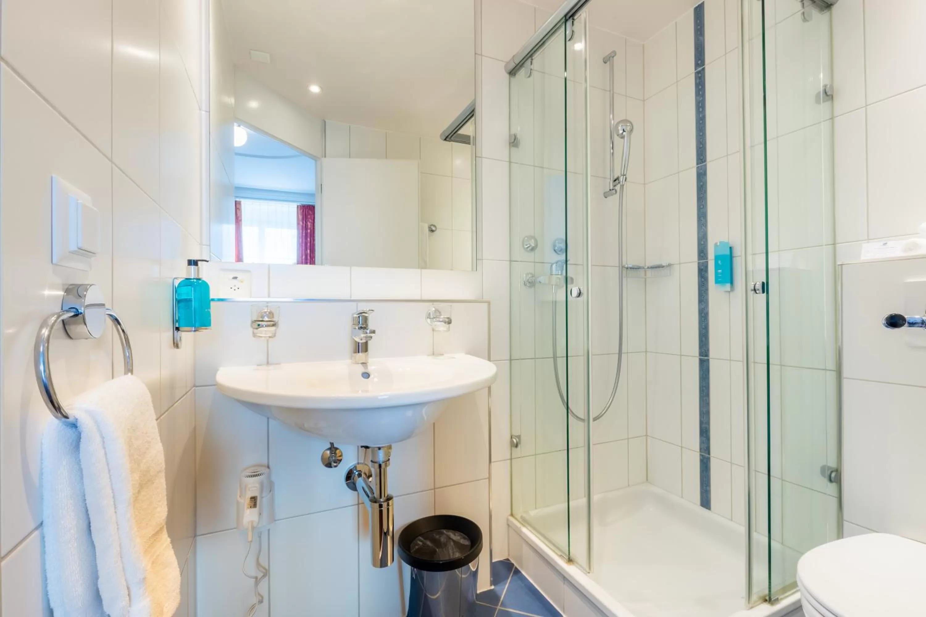 Double room with sofa bed and facing the Chapel Bridge 19m2 in Hotel Des Alpes