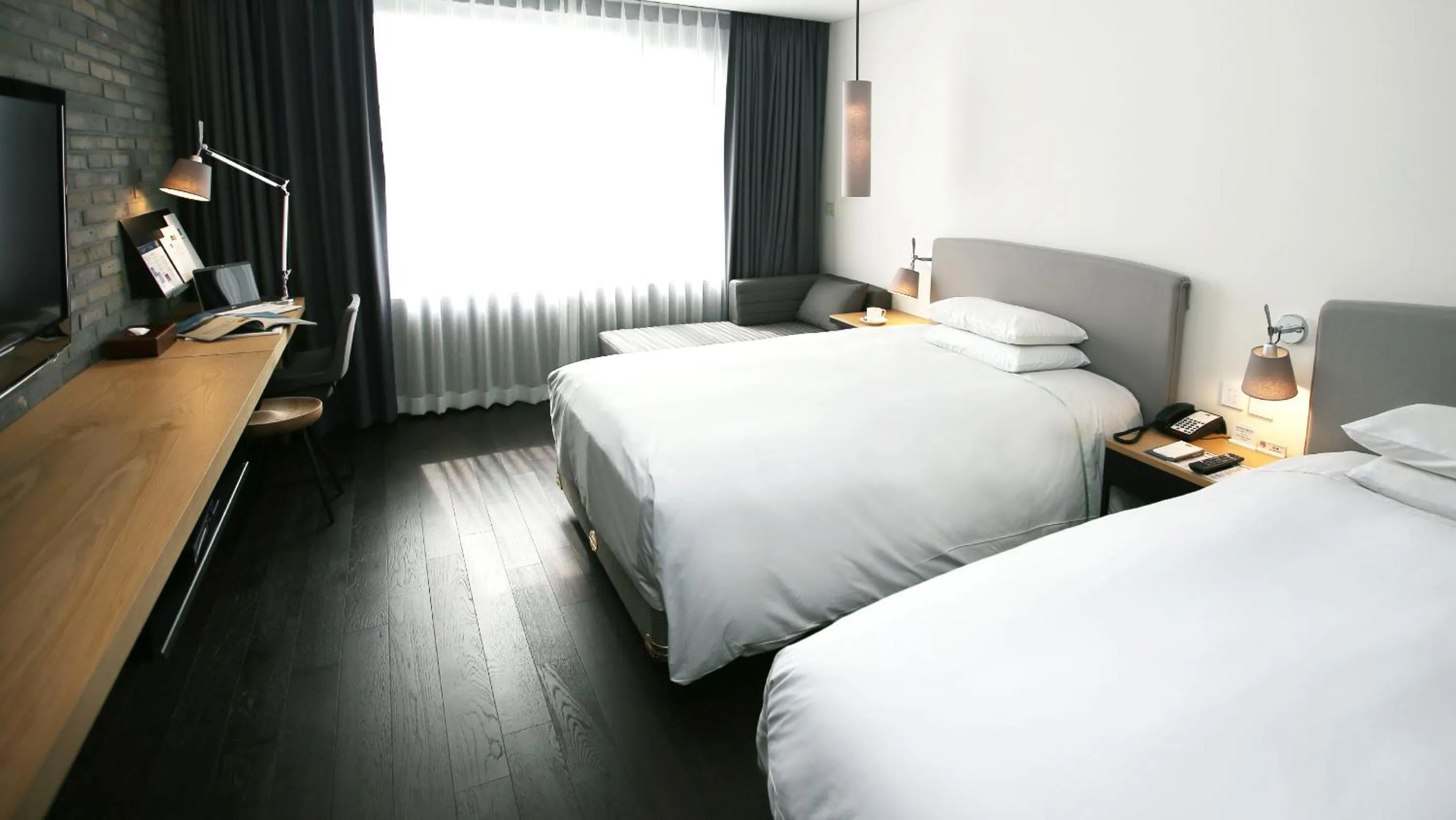 Bedroom, Bed in Maison Glad Jeju