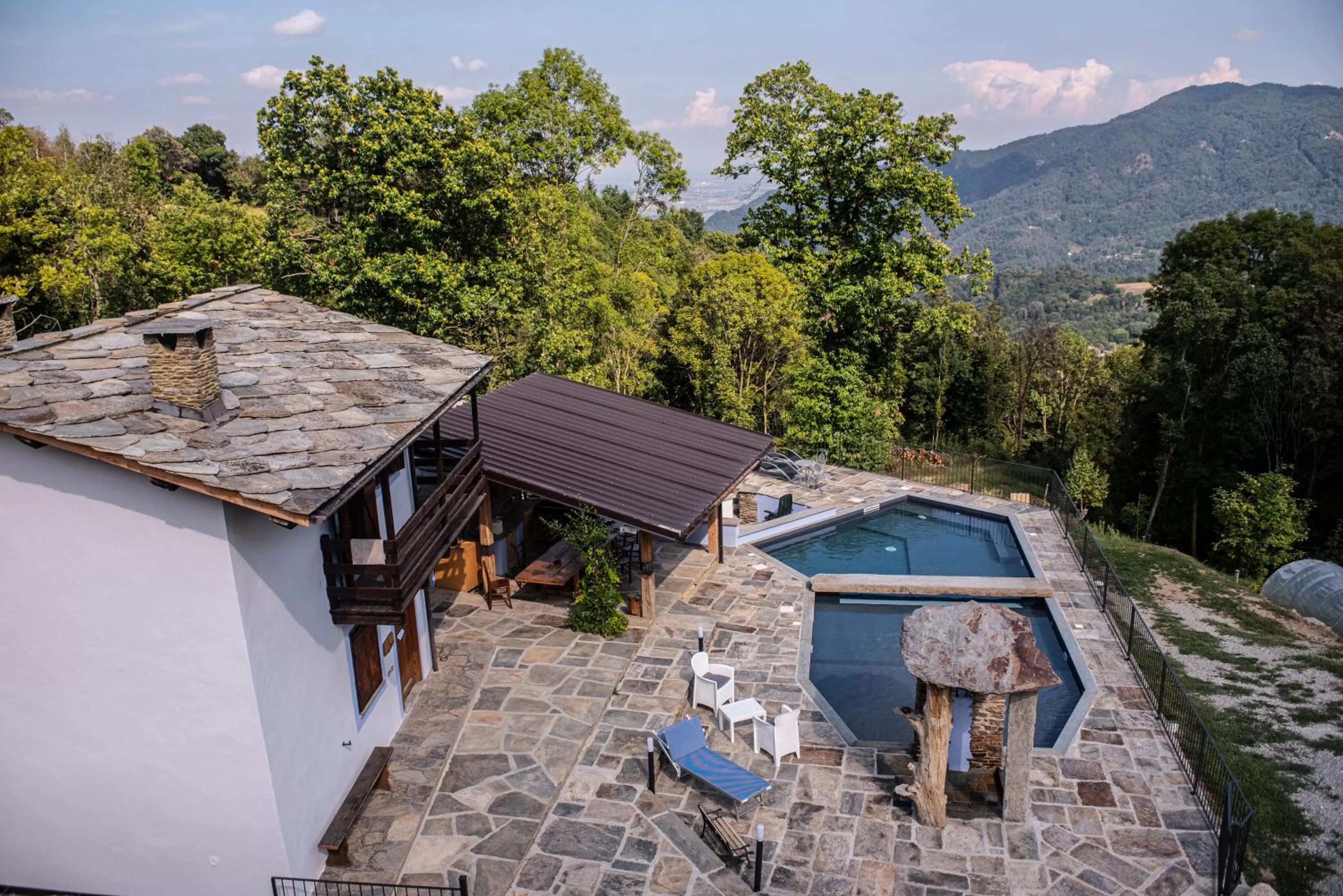 Swimming pool, Bird's-eye View in Agribenessere Agli Abatti