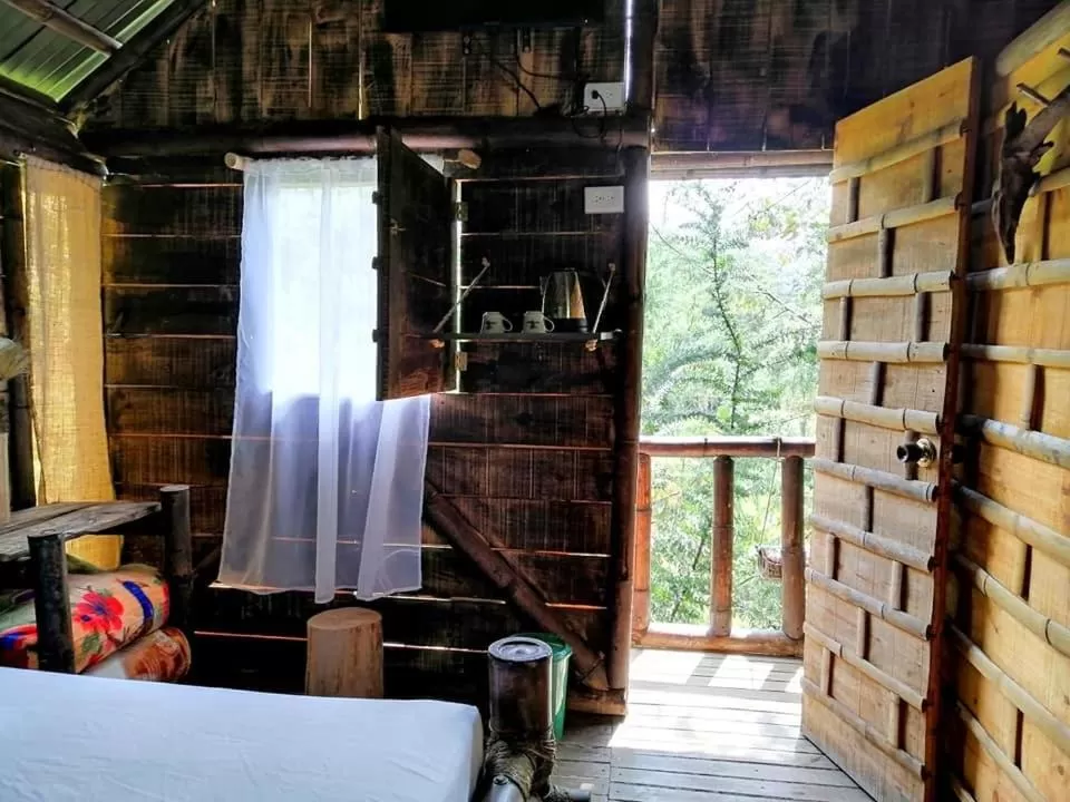 Bedroom in Cabañas Rústicas El Viejo Tambo By Rotamundos