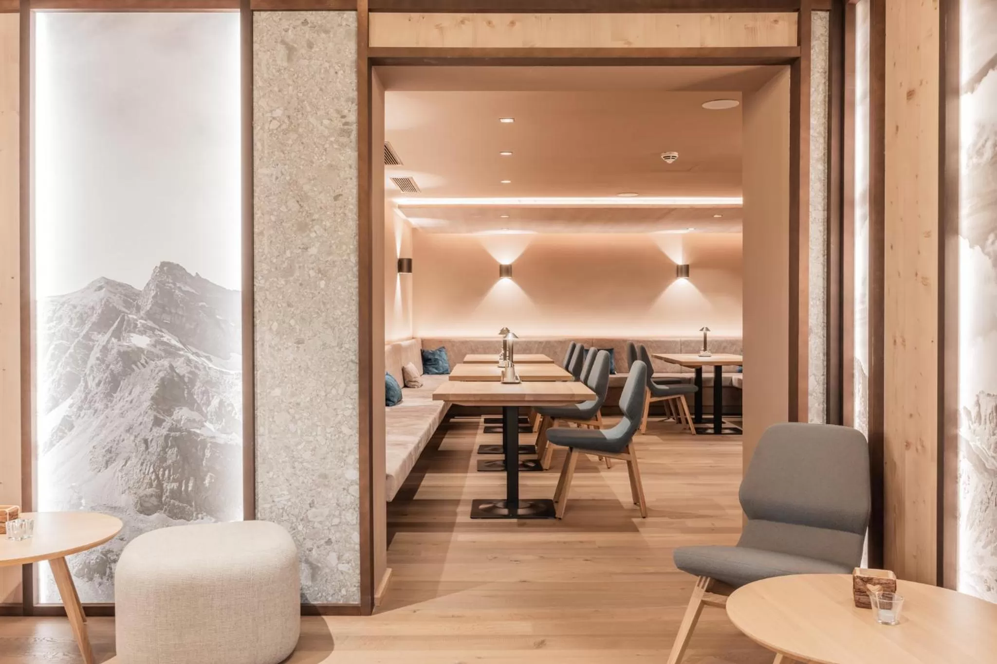 Seating area in Hotel Kristall