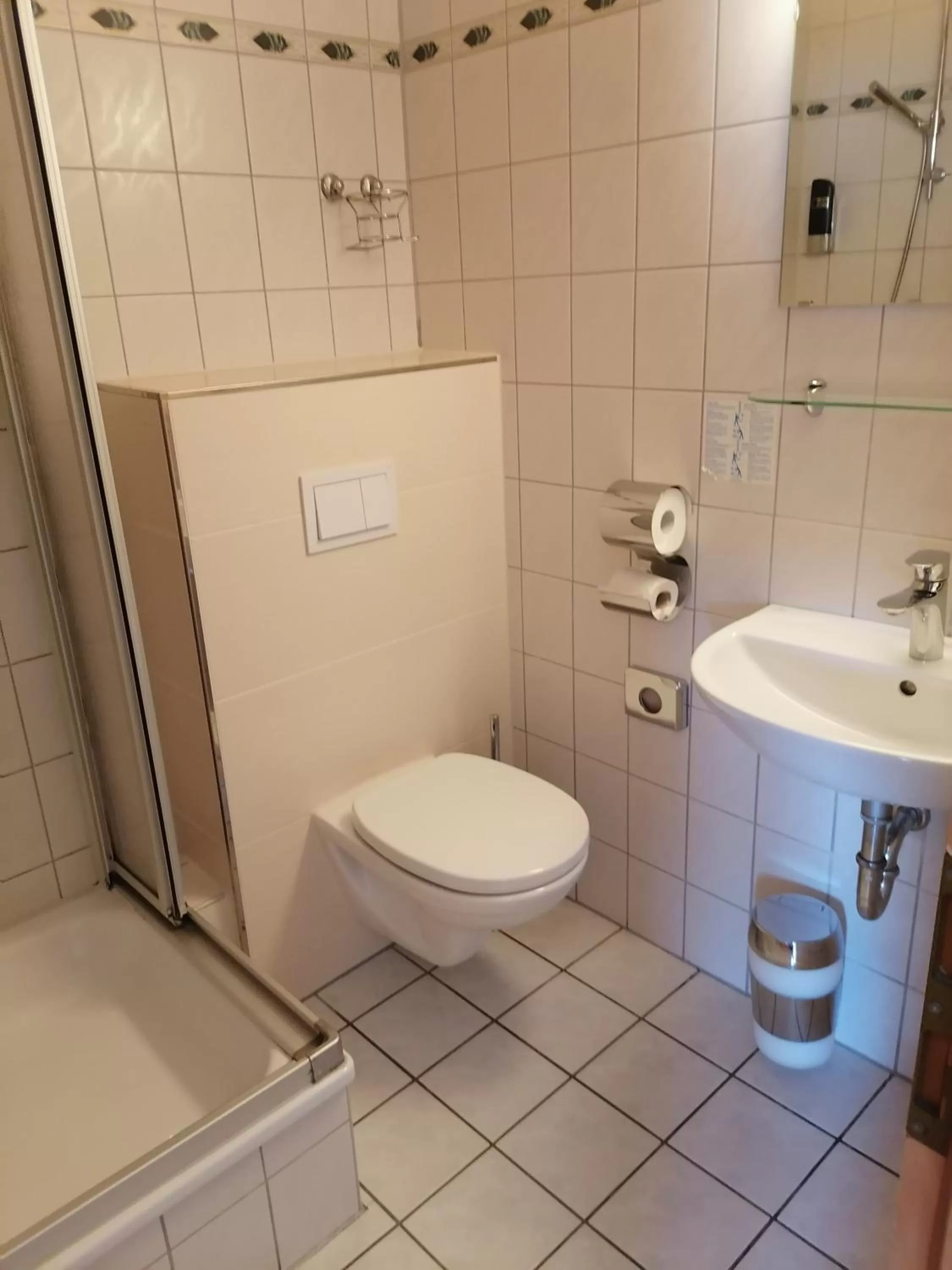 Shower in Pension Kuehnauer Hof