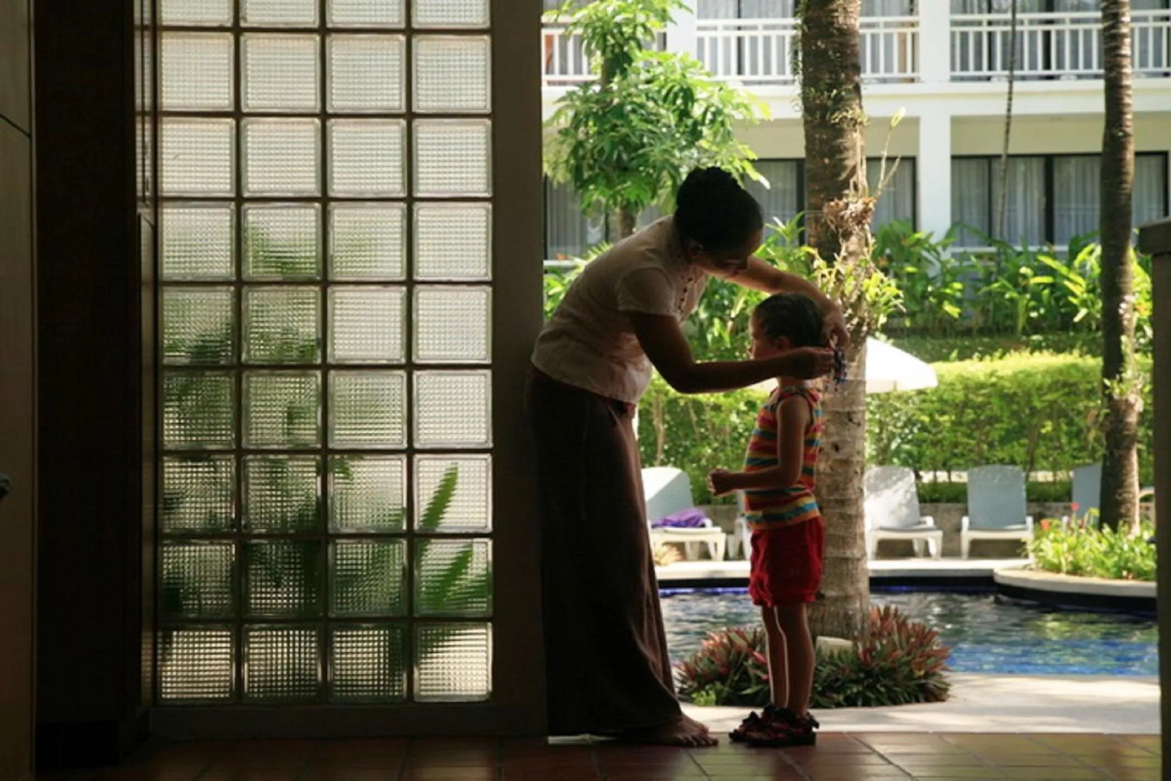 Decorative detail in Sunset Beach Resort