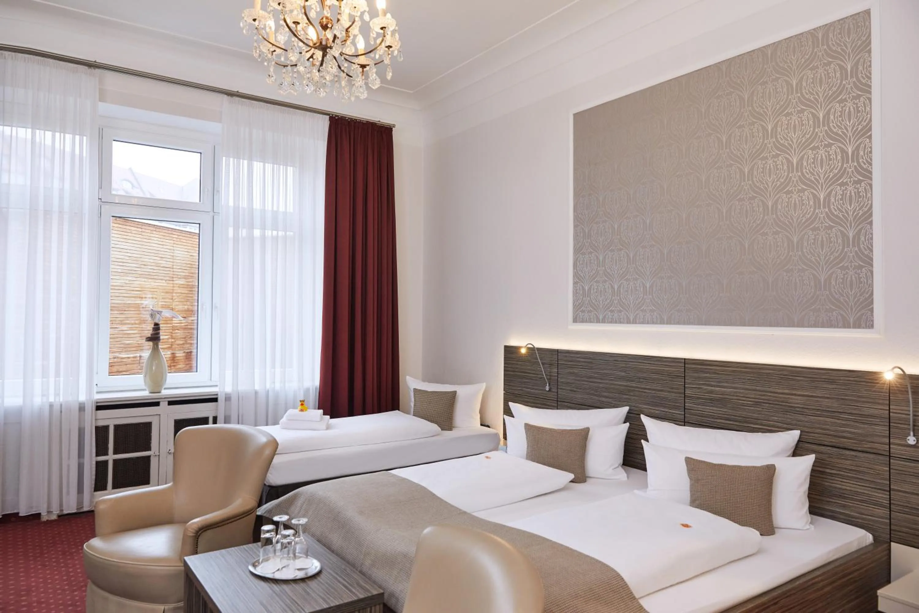 Photo of the whole room, Bed in Hotel Prinzregent