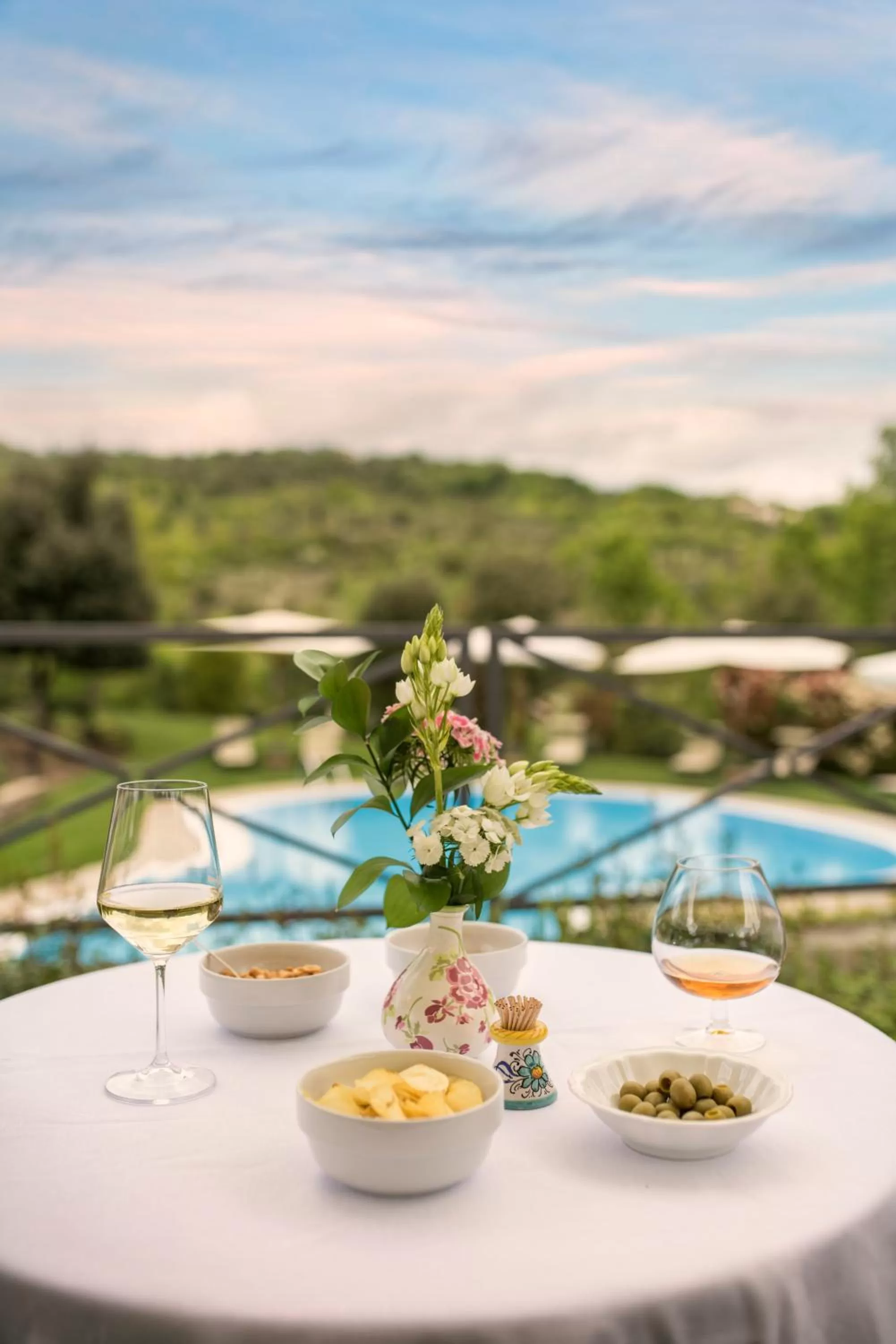 Food and drinks in Relais Osteria Dell'Orcia