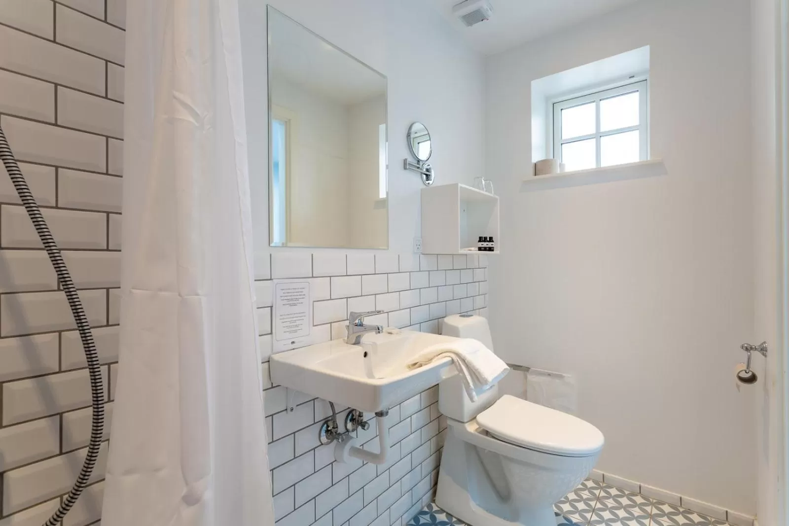 Toilet in Rødvig Kro og Badehotel