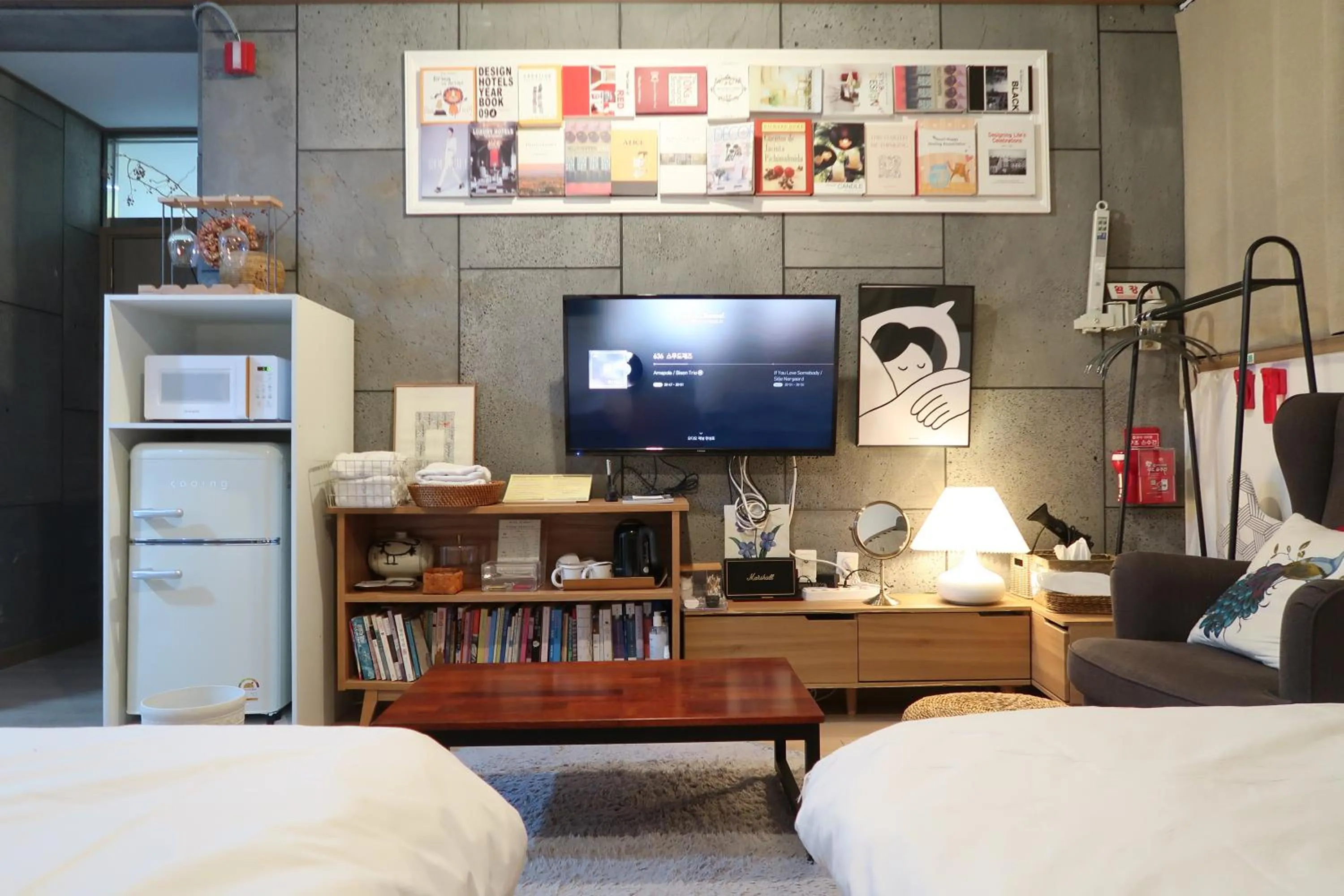 Bed in Andong Poong-gyung HOSTEL n LIBRARY