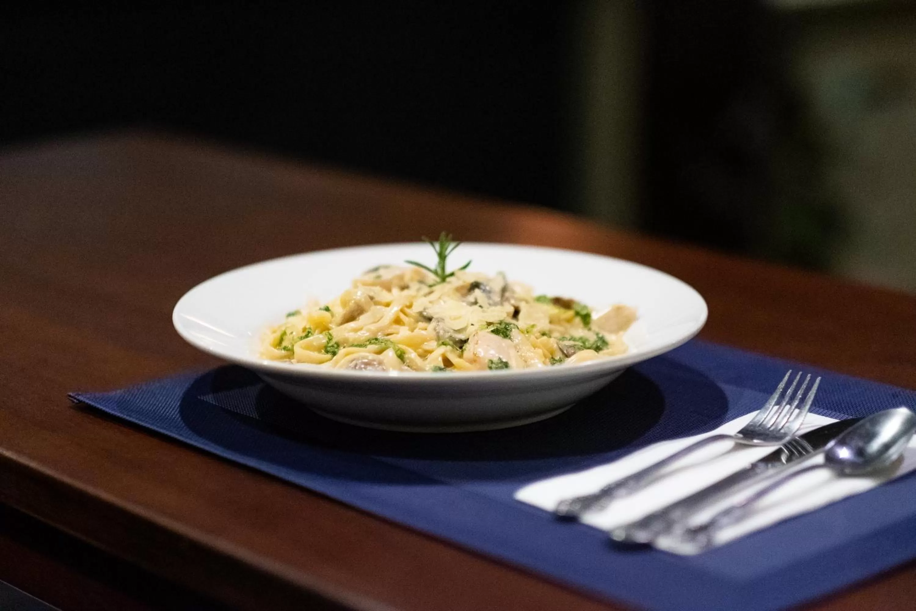 Dinner in New England Motor Lodge