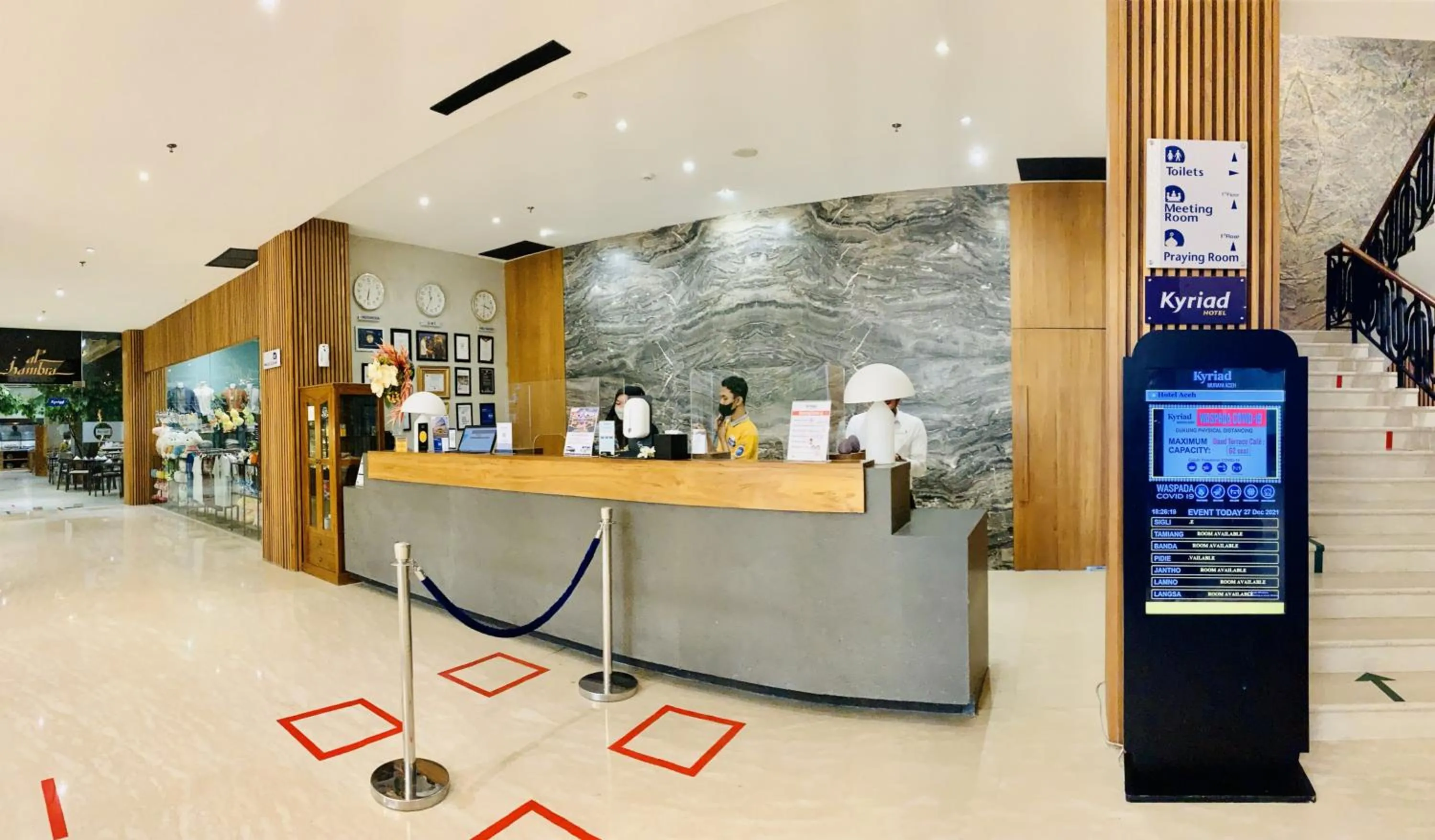 Lobby or reception in Kyriad Hotel Muraya Aceh