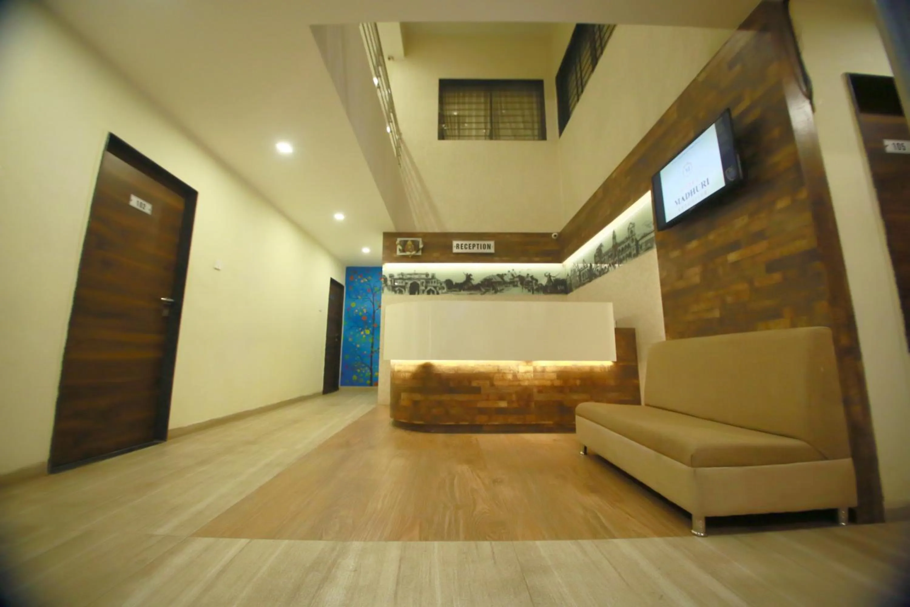 Lobby or reception in Hotel Madhuri Executive