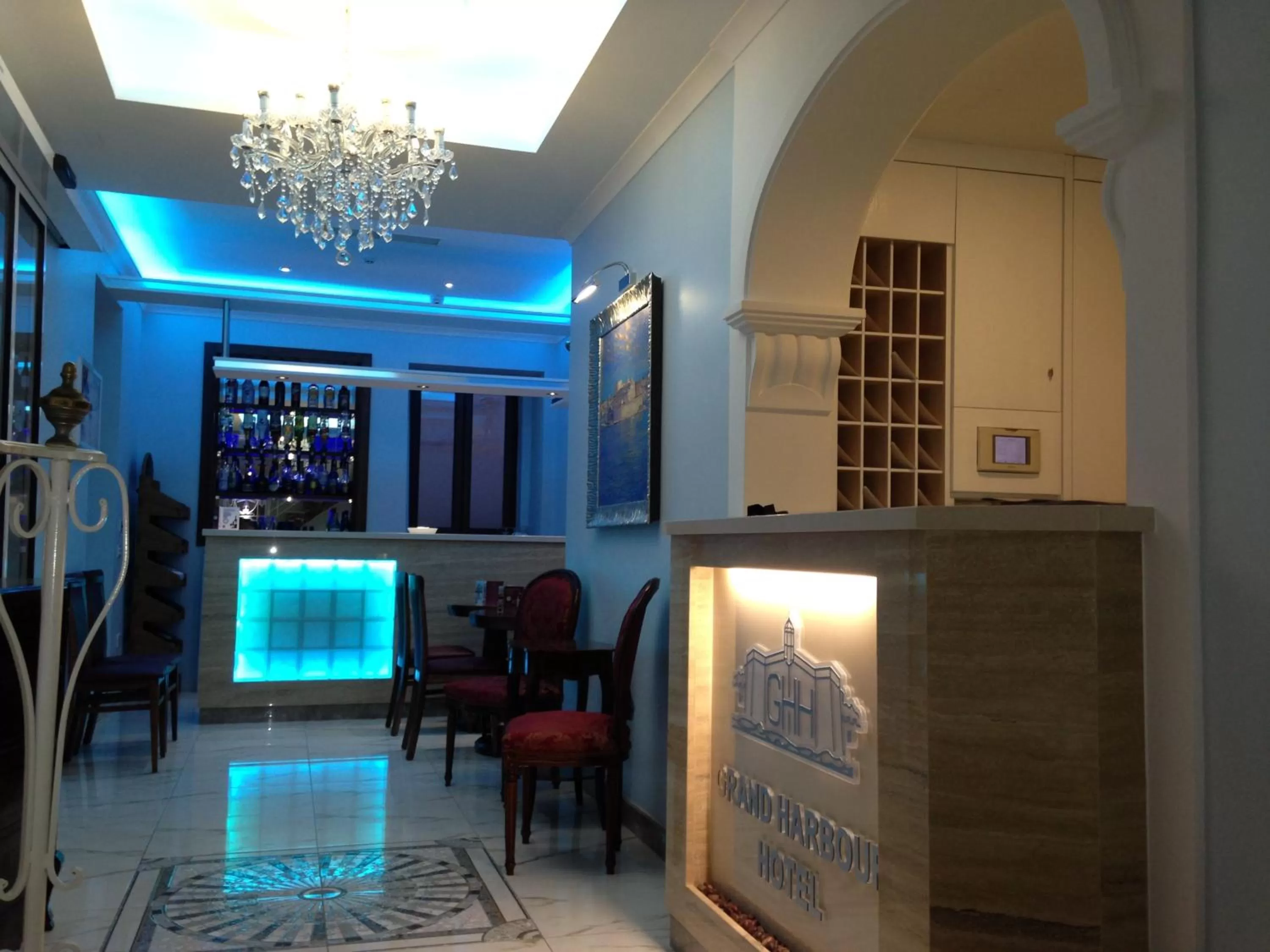 Lobby or reception in Grand Harbour Hotel