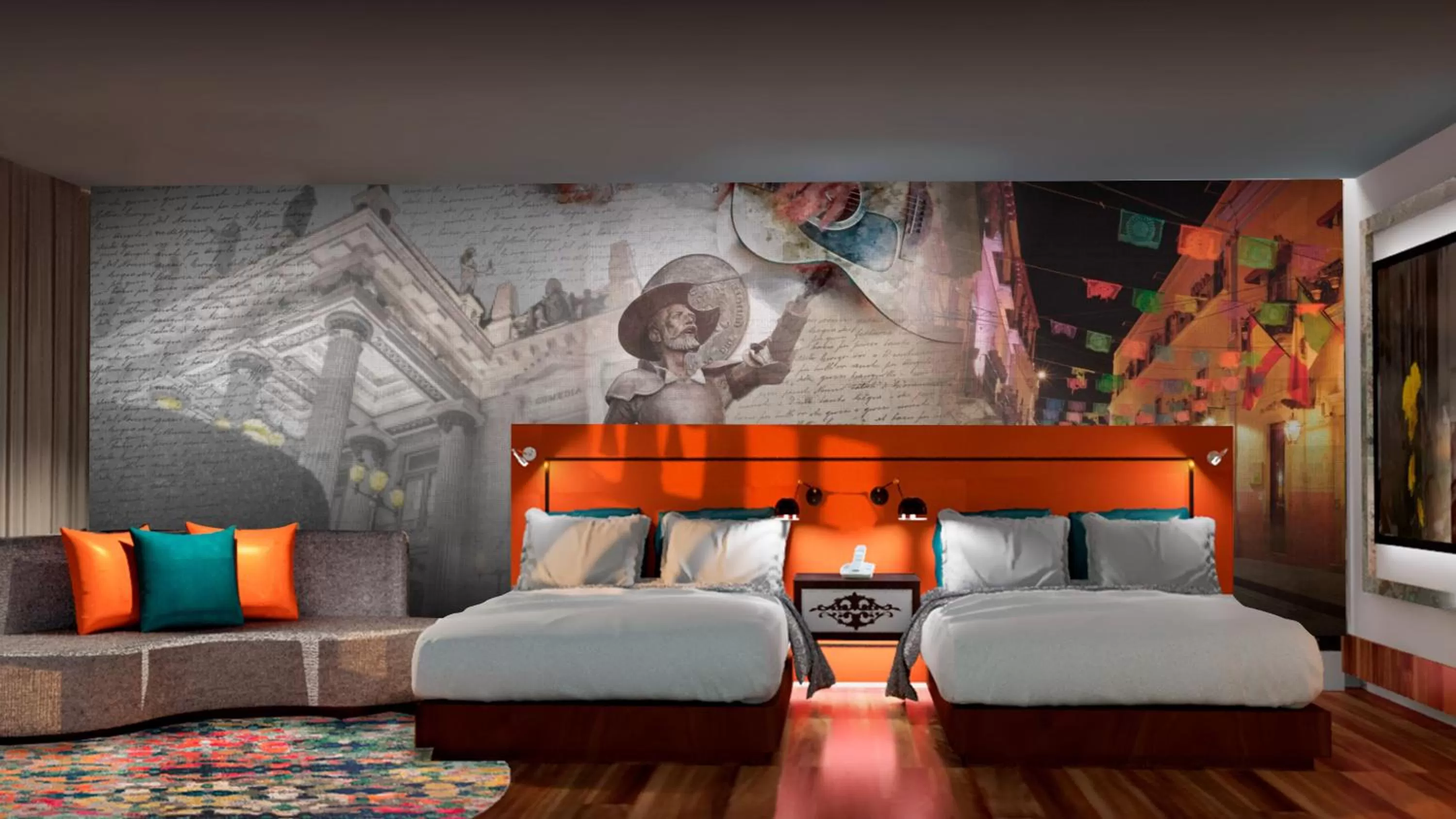 Photo of the whole room, Bed in Hotel Indigo Guanajuato by IHG