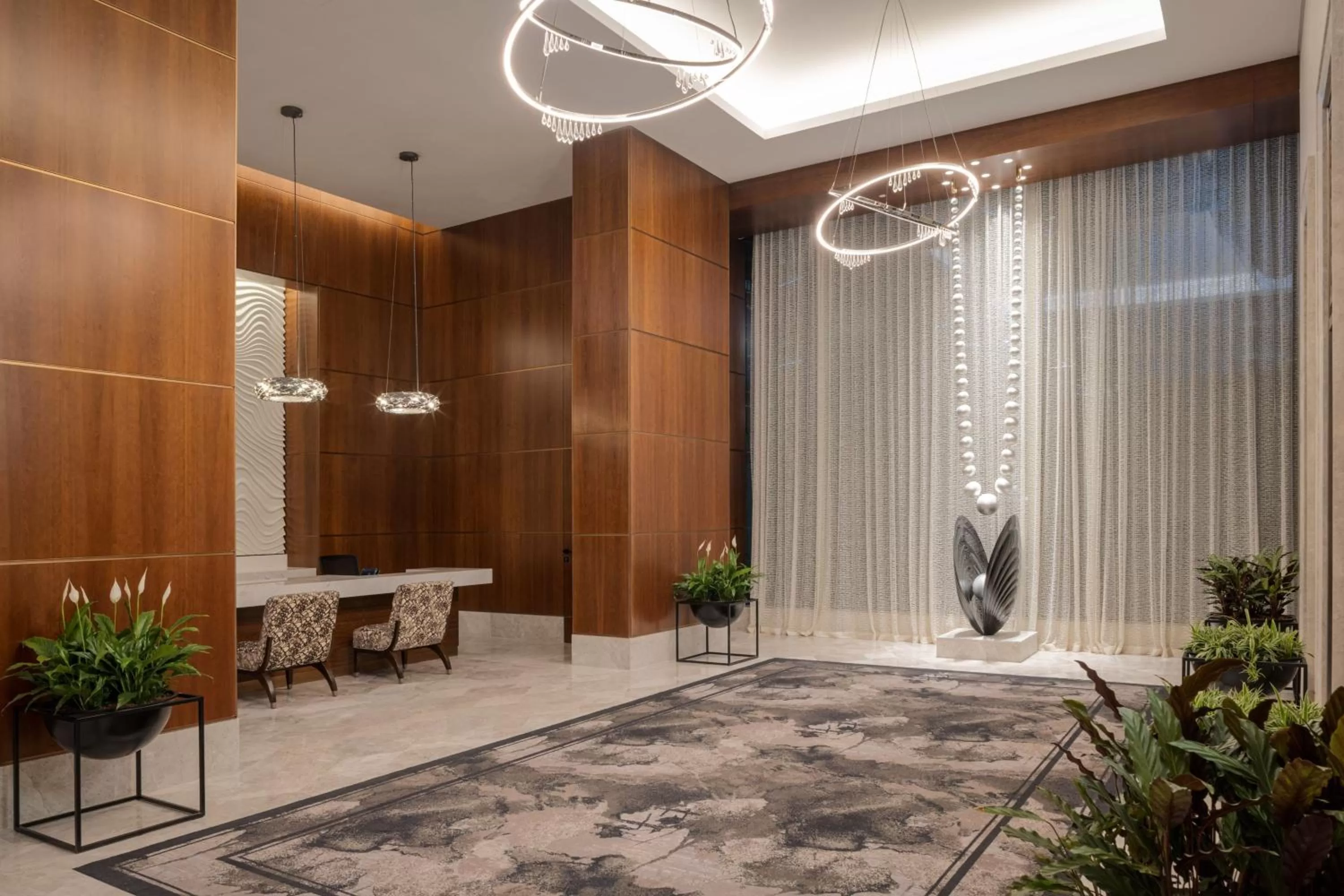 Lobby or reception in Marriott Executive Apartments Kuwait City