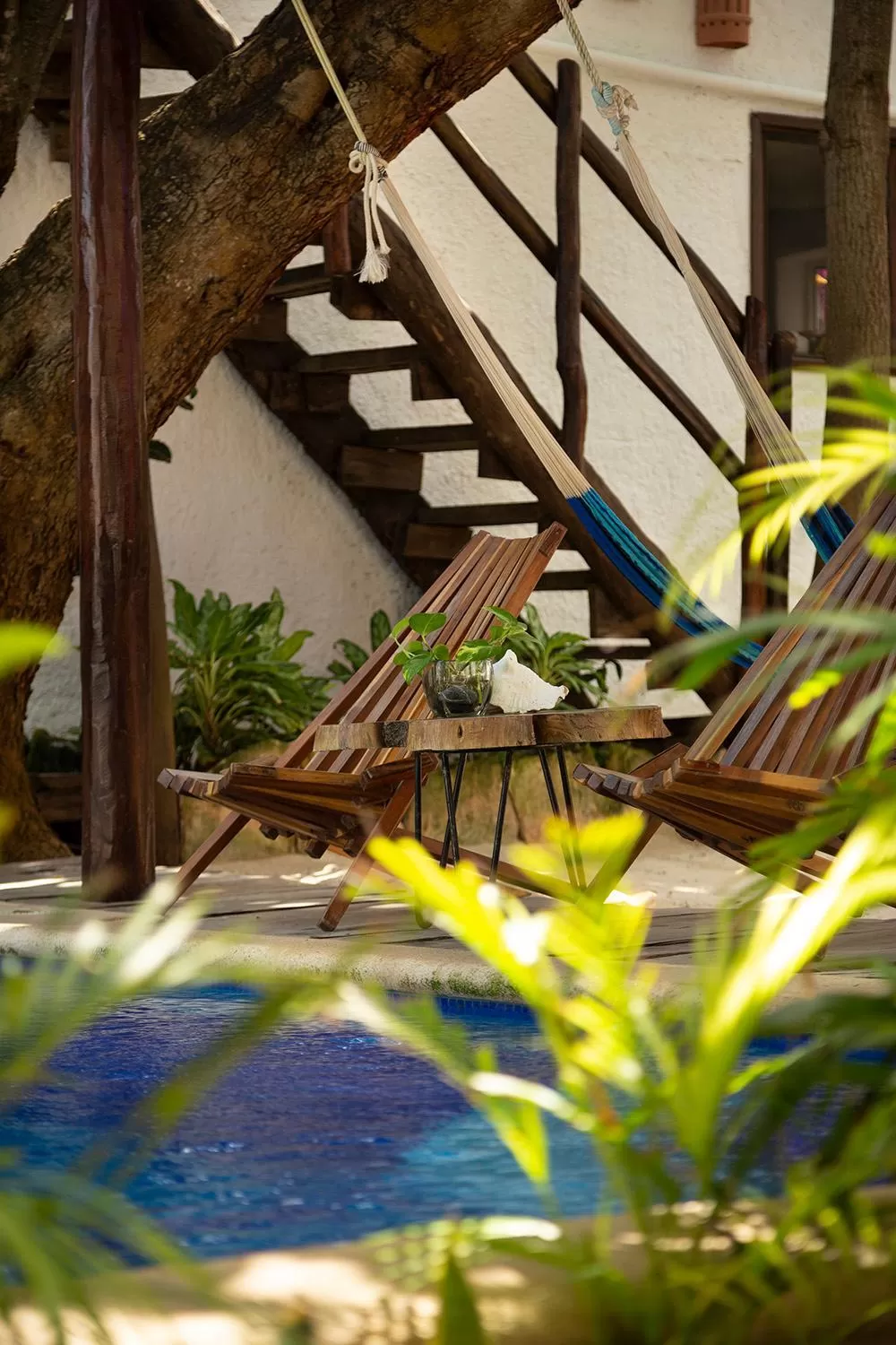 Decorative detail, Swimming Pool in Hotel Amar Inn